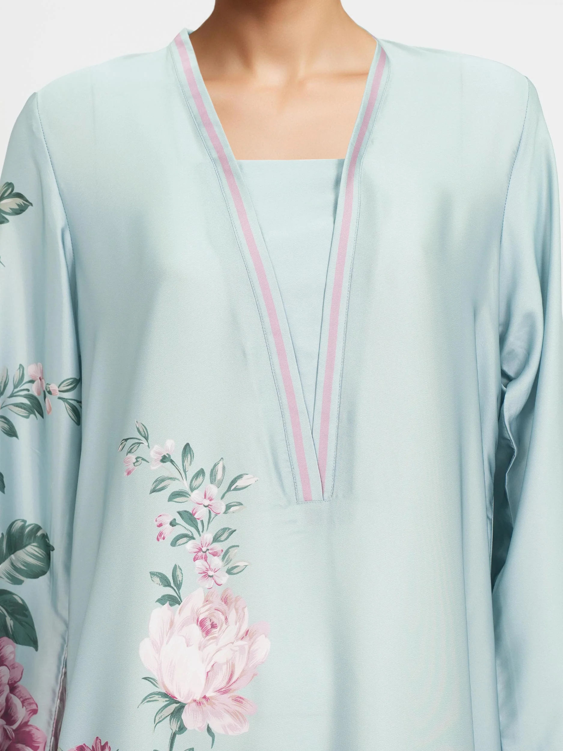 2 Piece Silk Suit (Pret) - Image 3