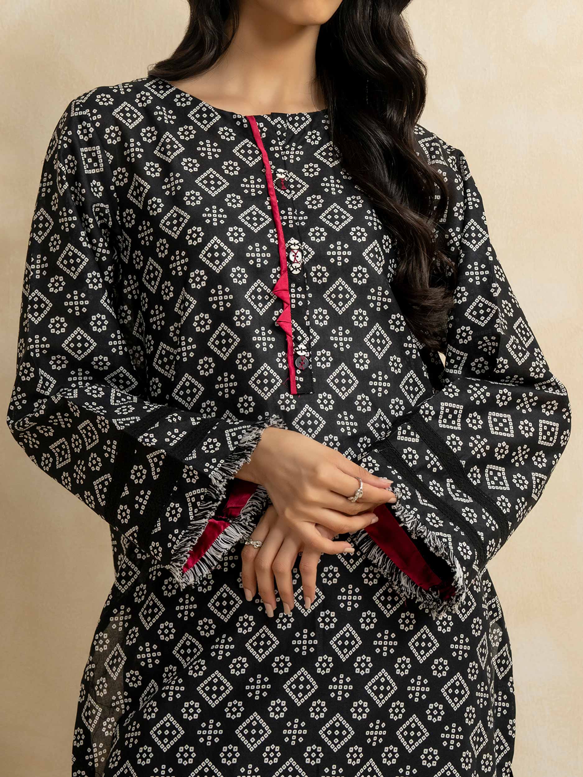 Lawn Shirt-Printed (Pret) - Image 6