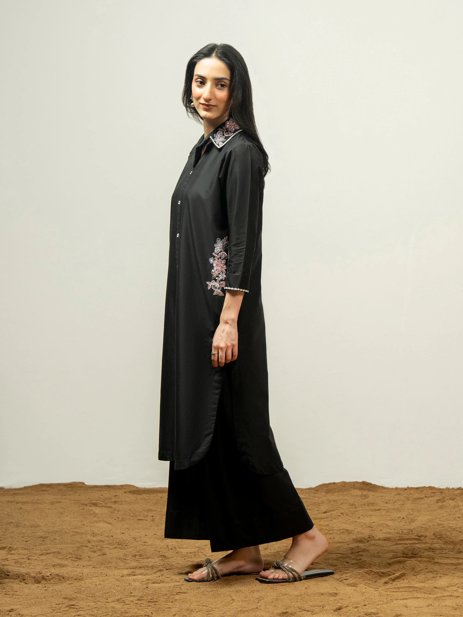 Cambric Shirt-Embroidered (Pret) - Image 4
