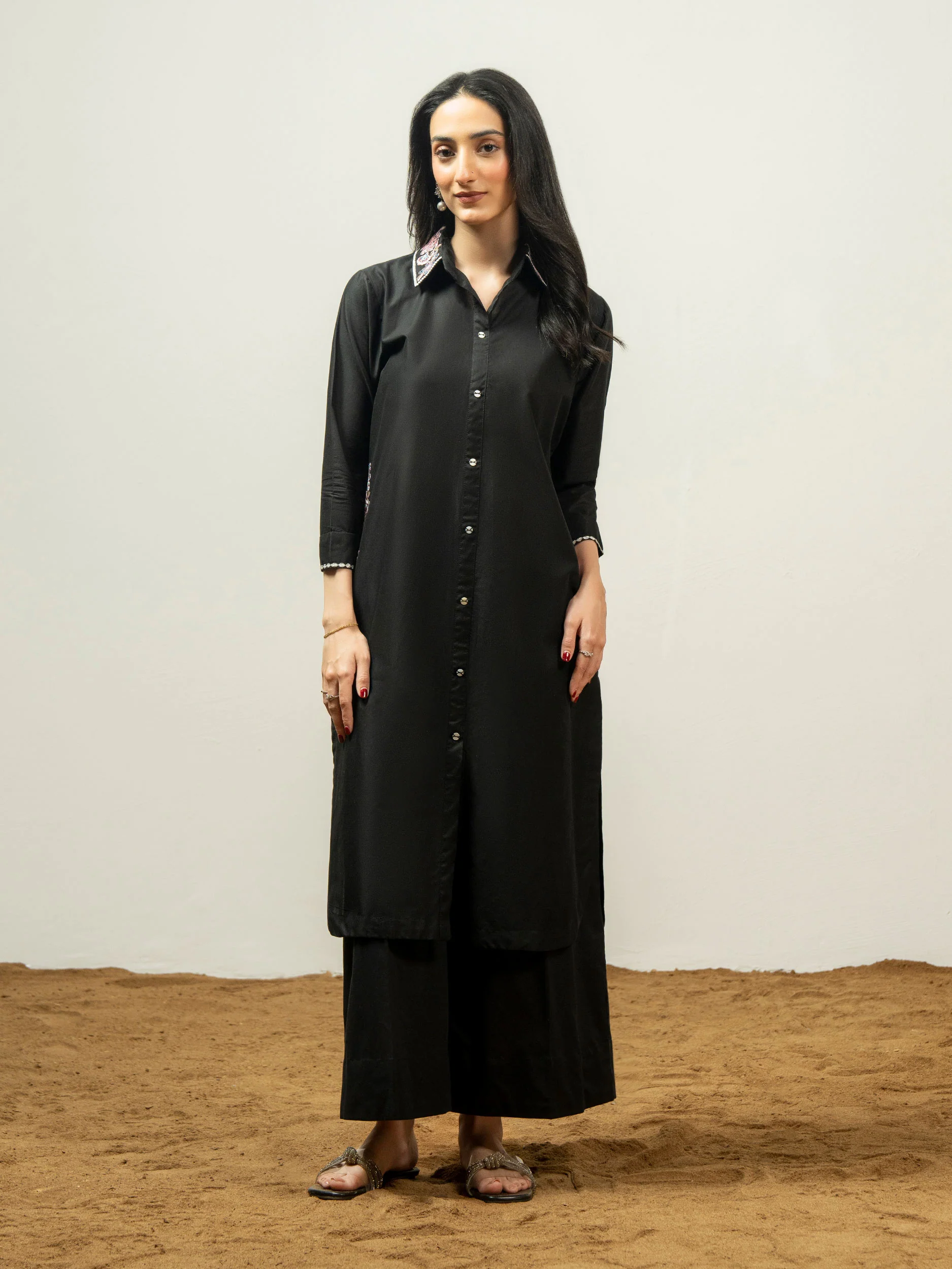 Cambric Shirt-Embroidered (Pret) - Image 9