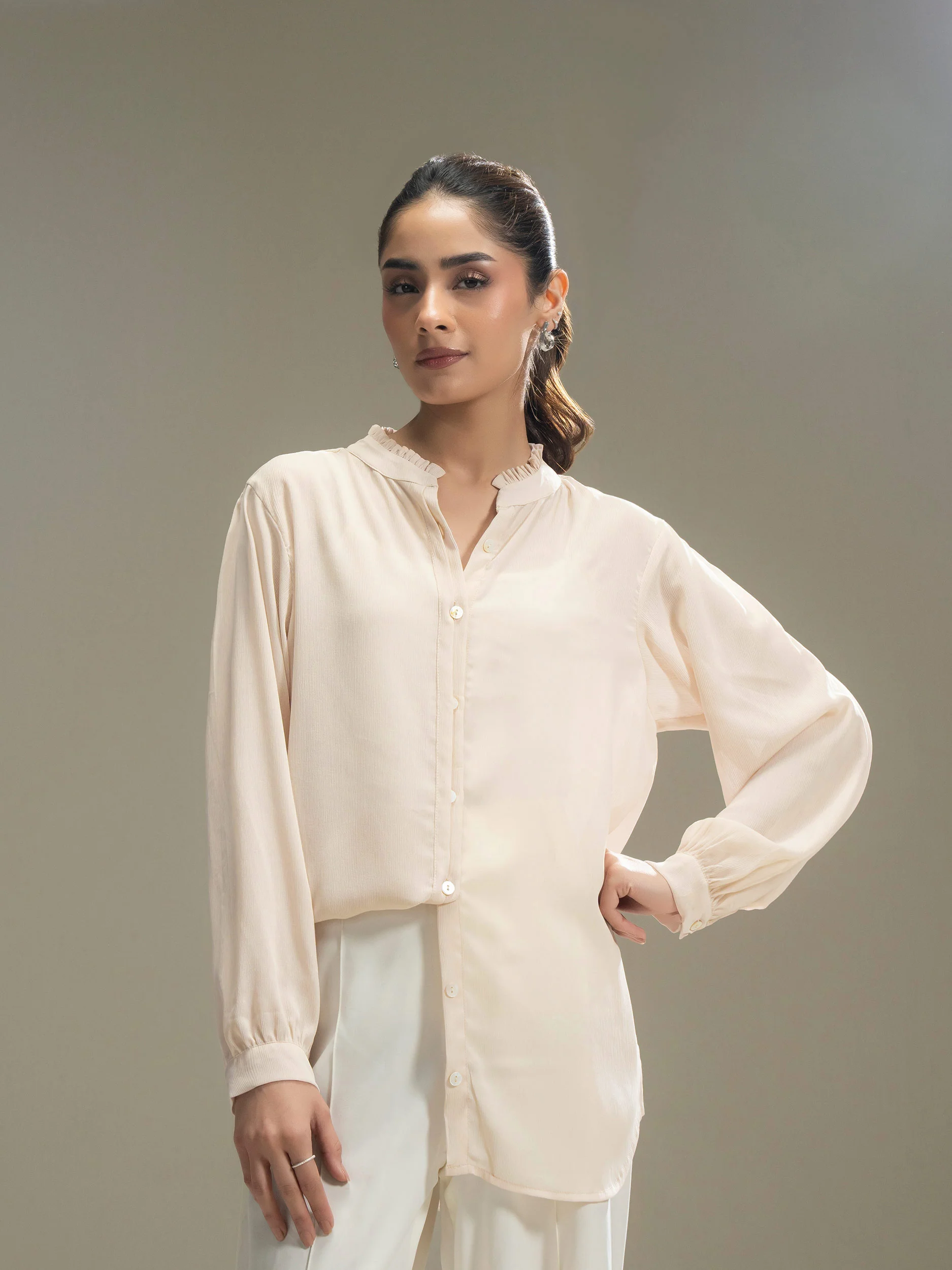 Dyed Chiffon Top - Image 5