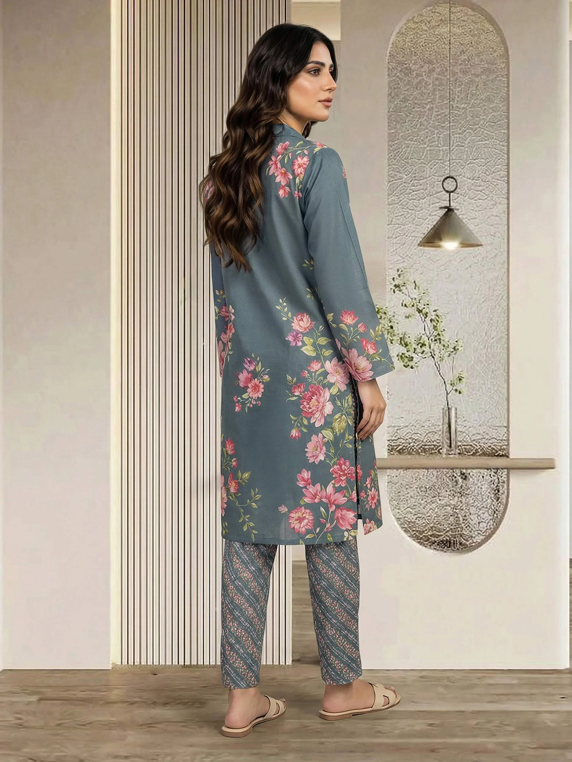 2 Piece Lawn Suit (Pret) - Image 3