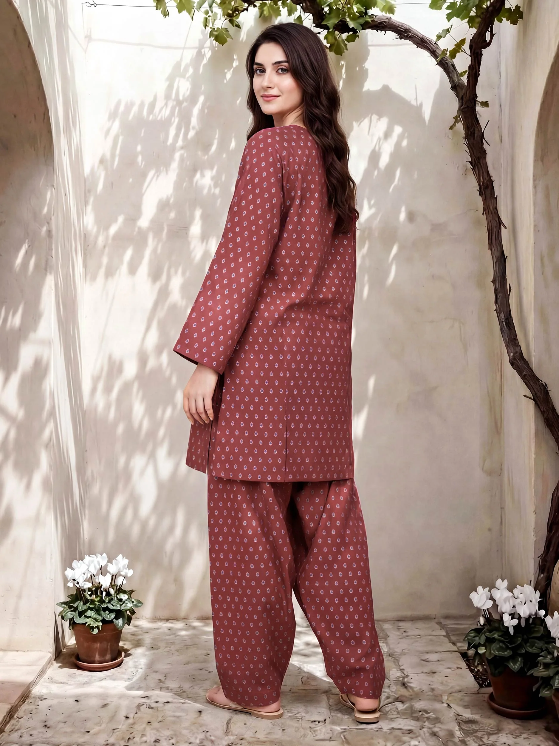 2 Piece Lawn Suit (Pret) - Image 2