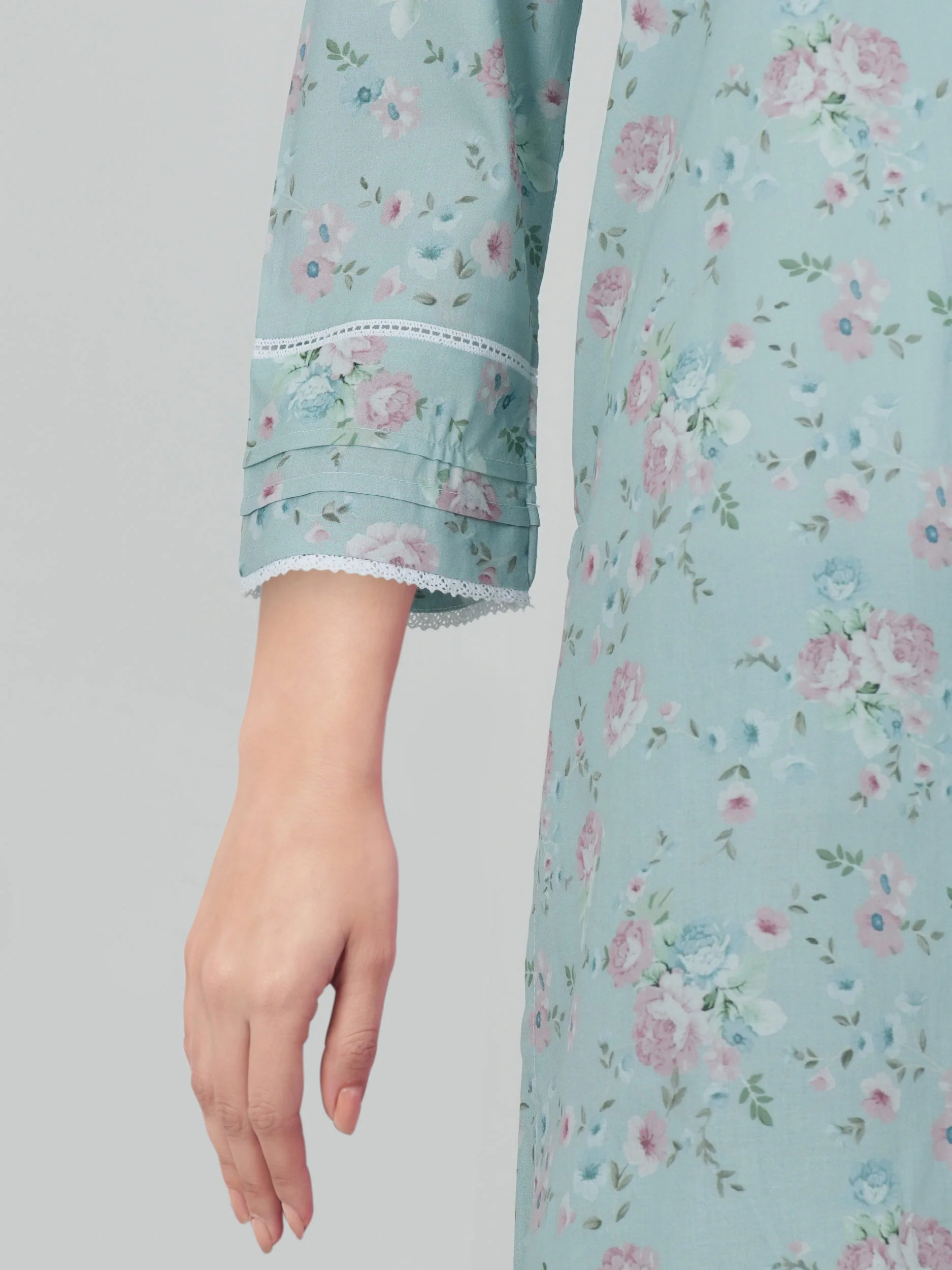 2 Piece Cambric Suit (Pret) - Image 5