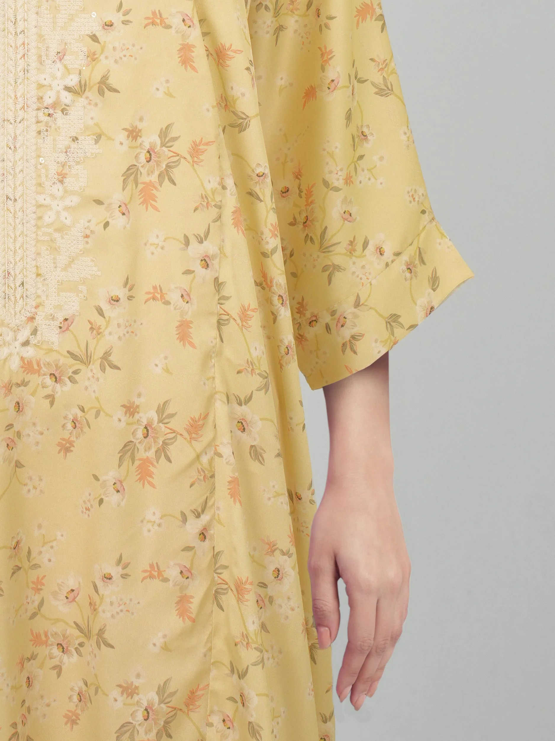 2 Piece Silk Suit- Embroidered (Pret) - Image 5