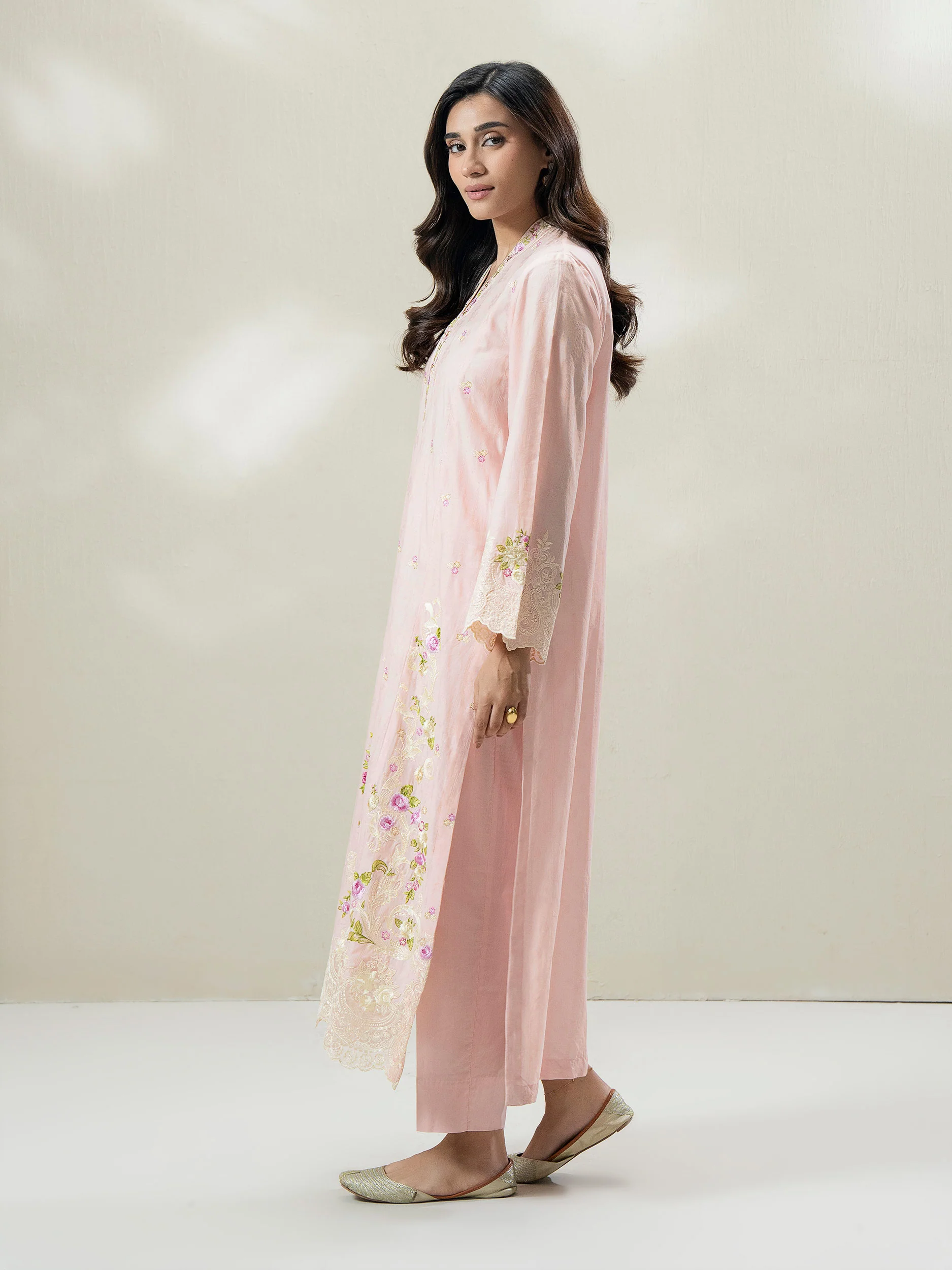 2-Piece Jacquard Suit-Embroidered (Pret) - Image 3