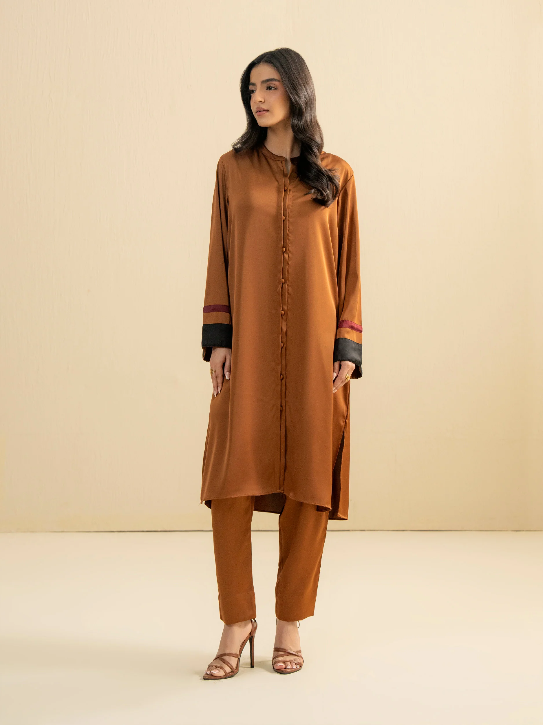2 Piece Silk Suit-Dyed (Pret) - Image 6