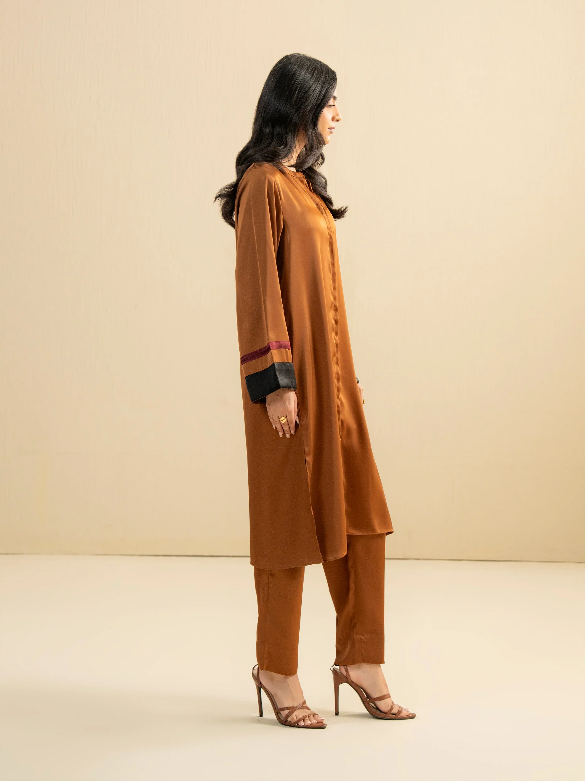 2 Piece Silk Suit-Dyed (Pret) - Image 7