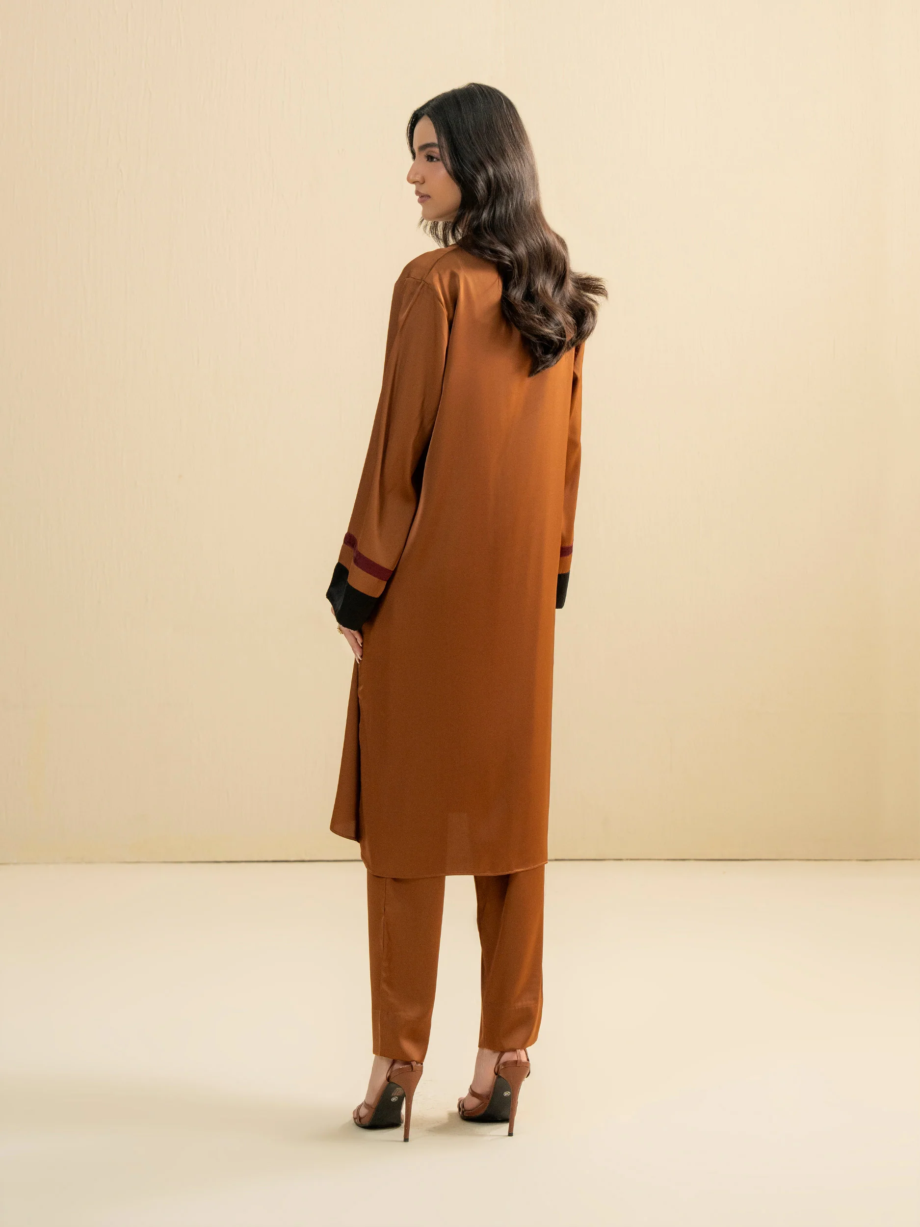 2 Piece Silk Suit-Dyed (Pret) - Image 9