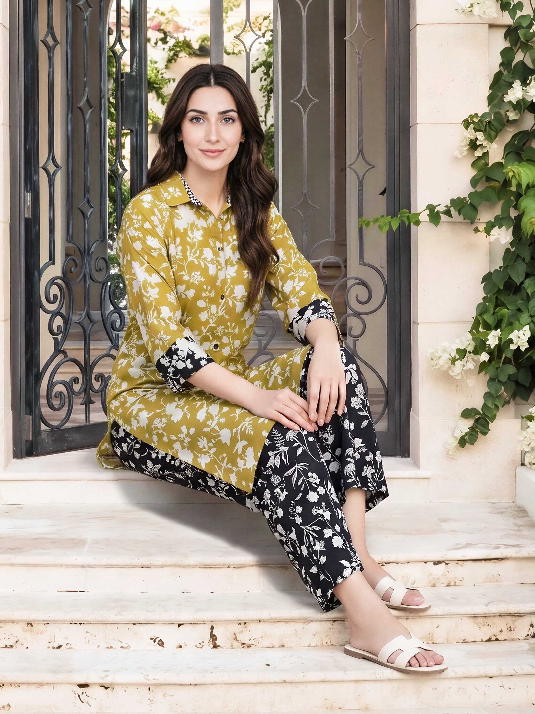 2 Piece Lawn Suit (Pret) - Image 4