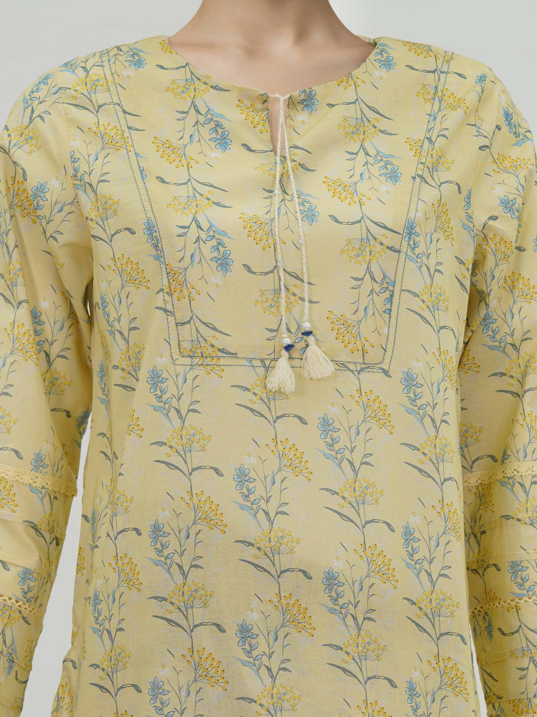 2 Piece Cambric Suit (Pret) - Image 5