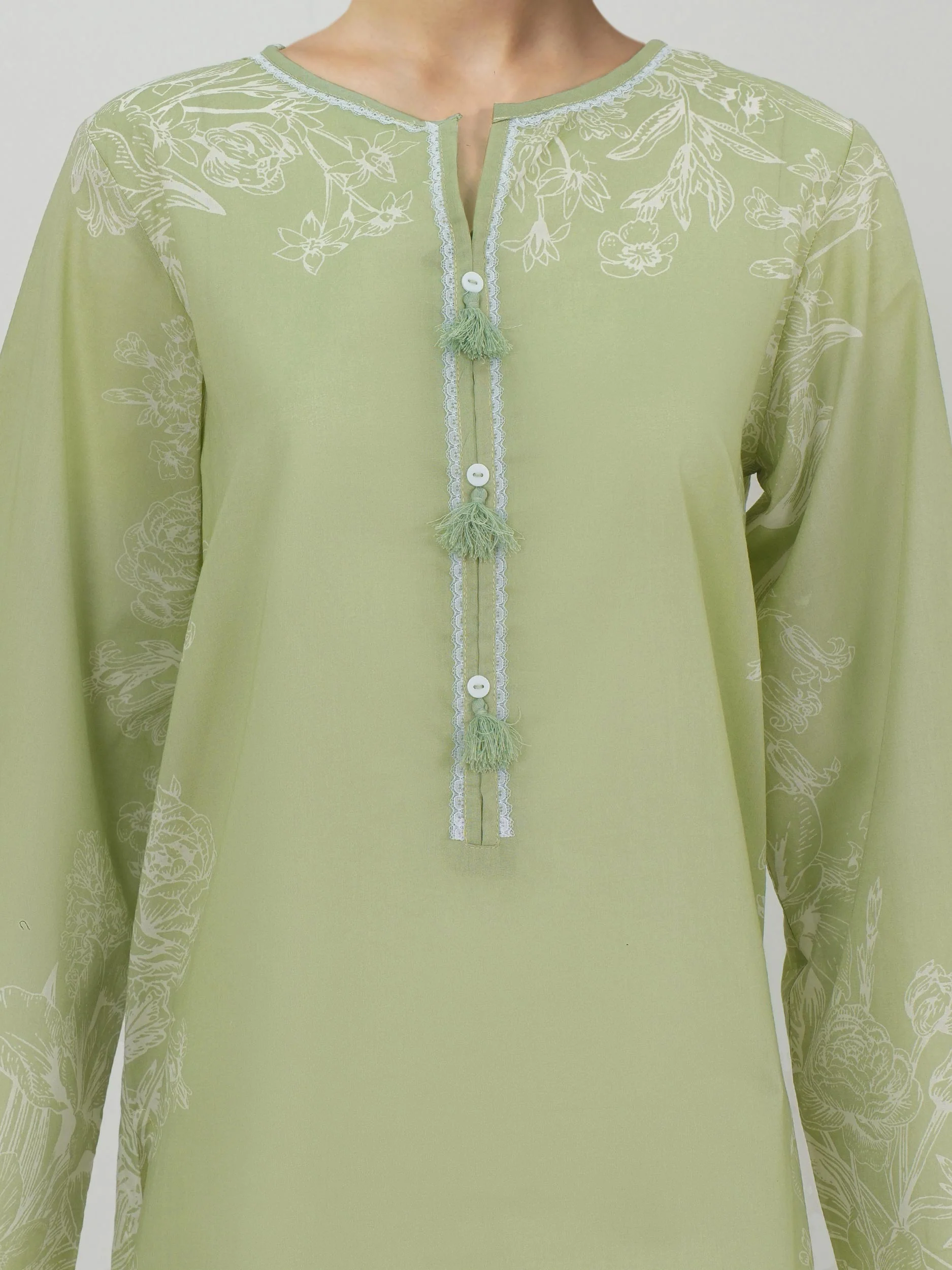 2 Piece Premium Lawn Suit (Pret) - Image 4