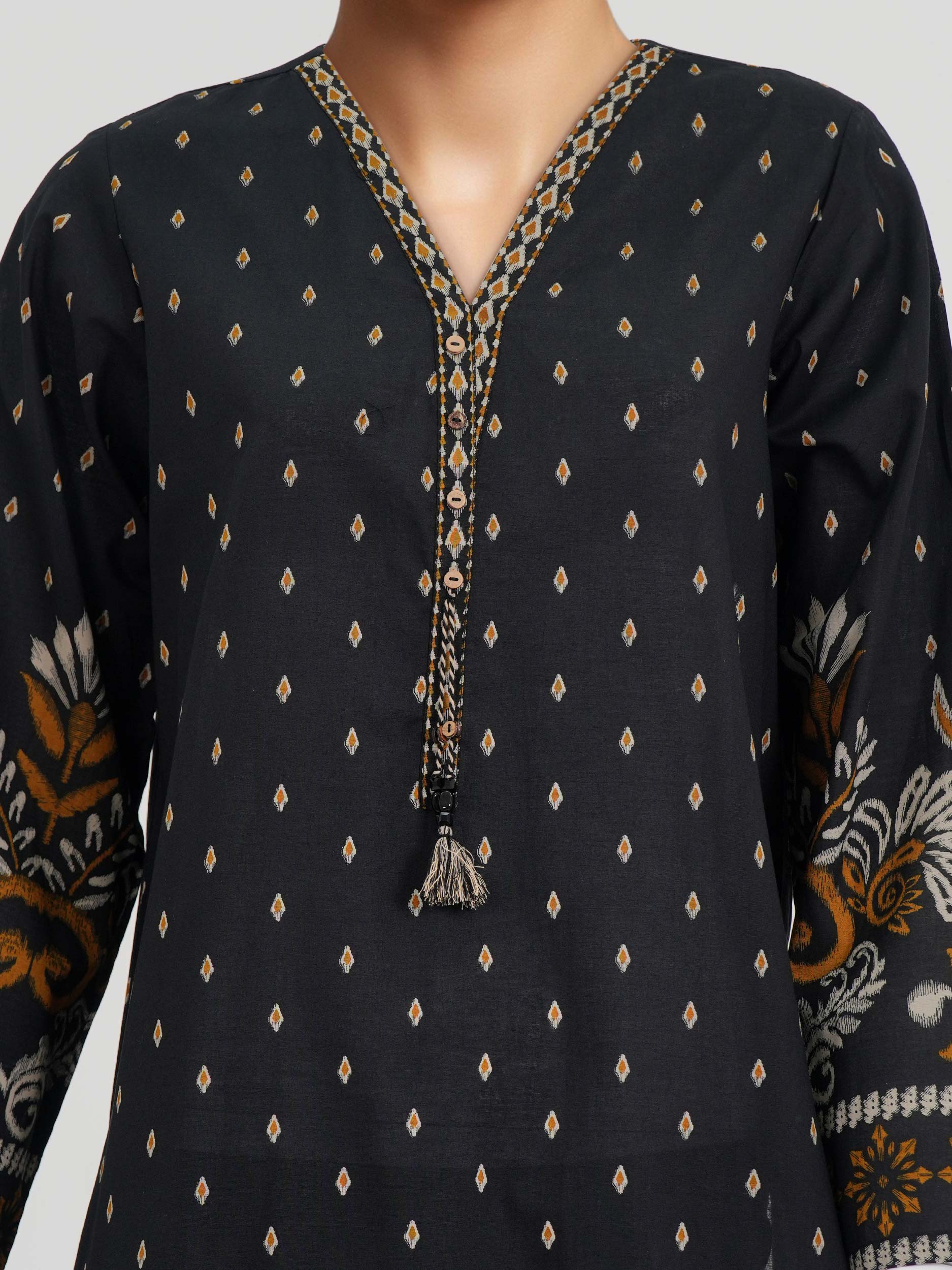 2 Piece Cambric Suit (Pret) - Image 3