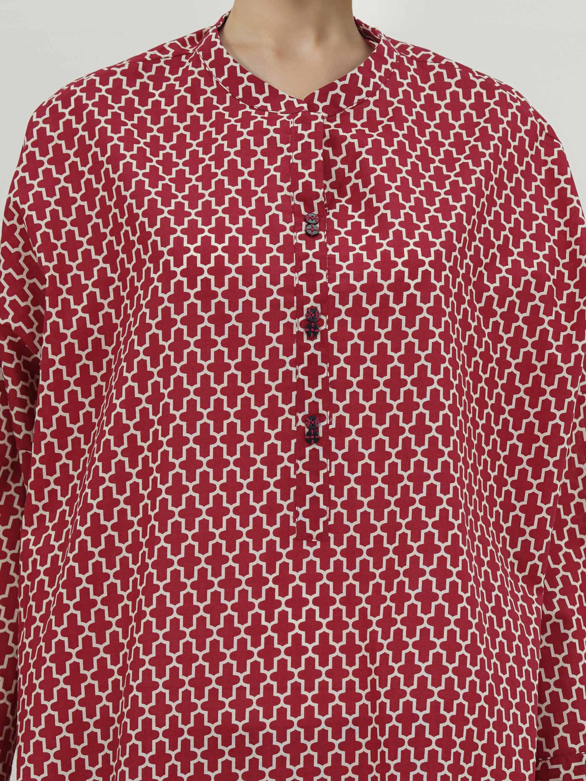 2 Piece Cambric Suit (Pret) - Image 4