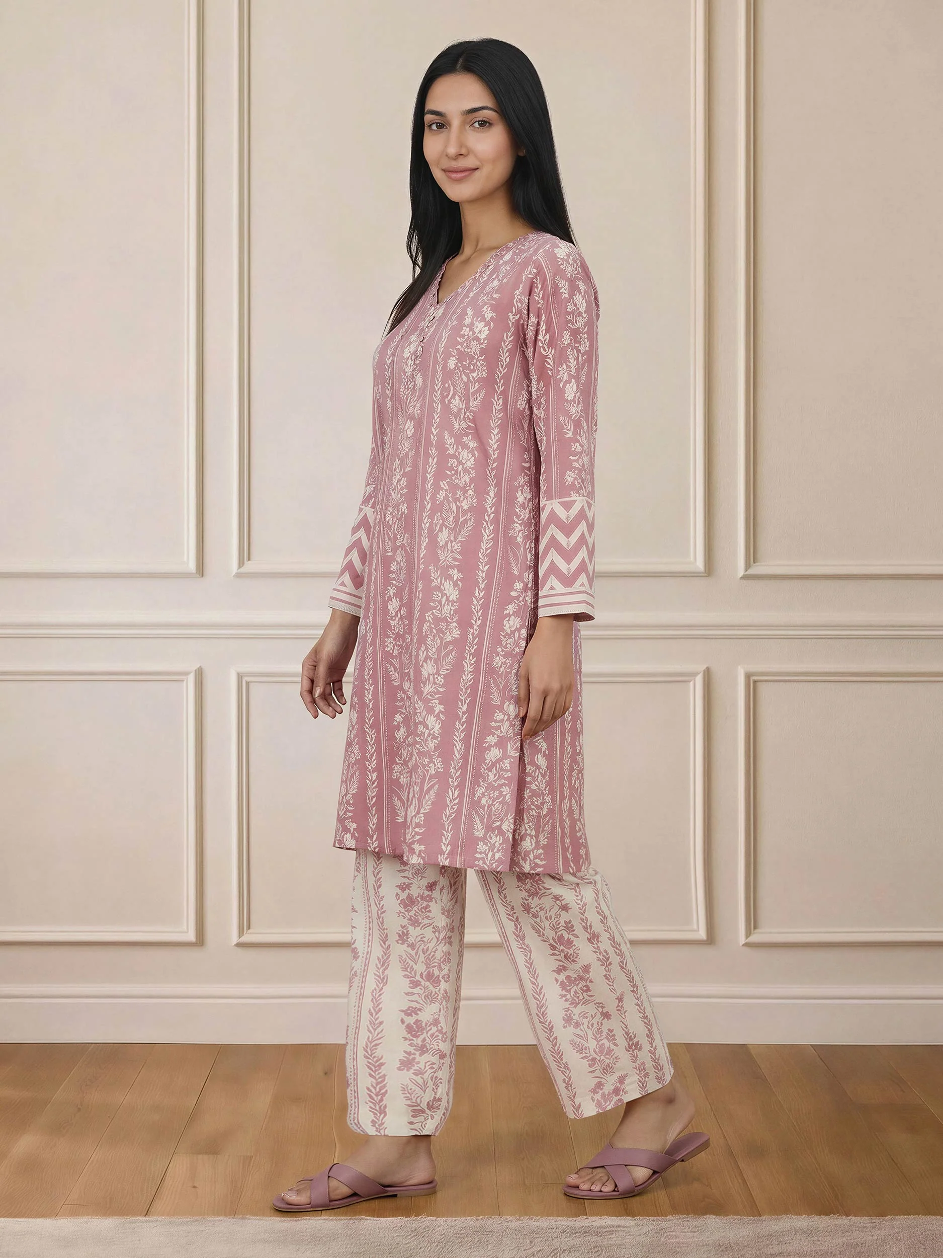 2 Piece Lawn Suit (Pret) - Image 2