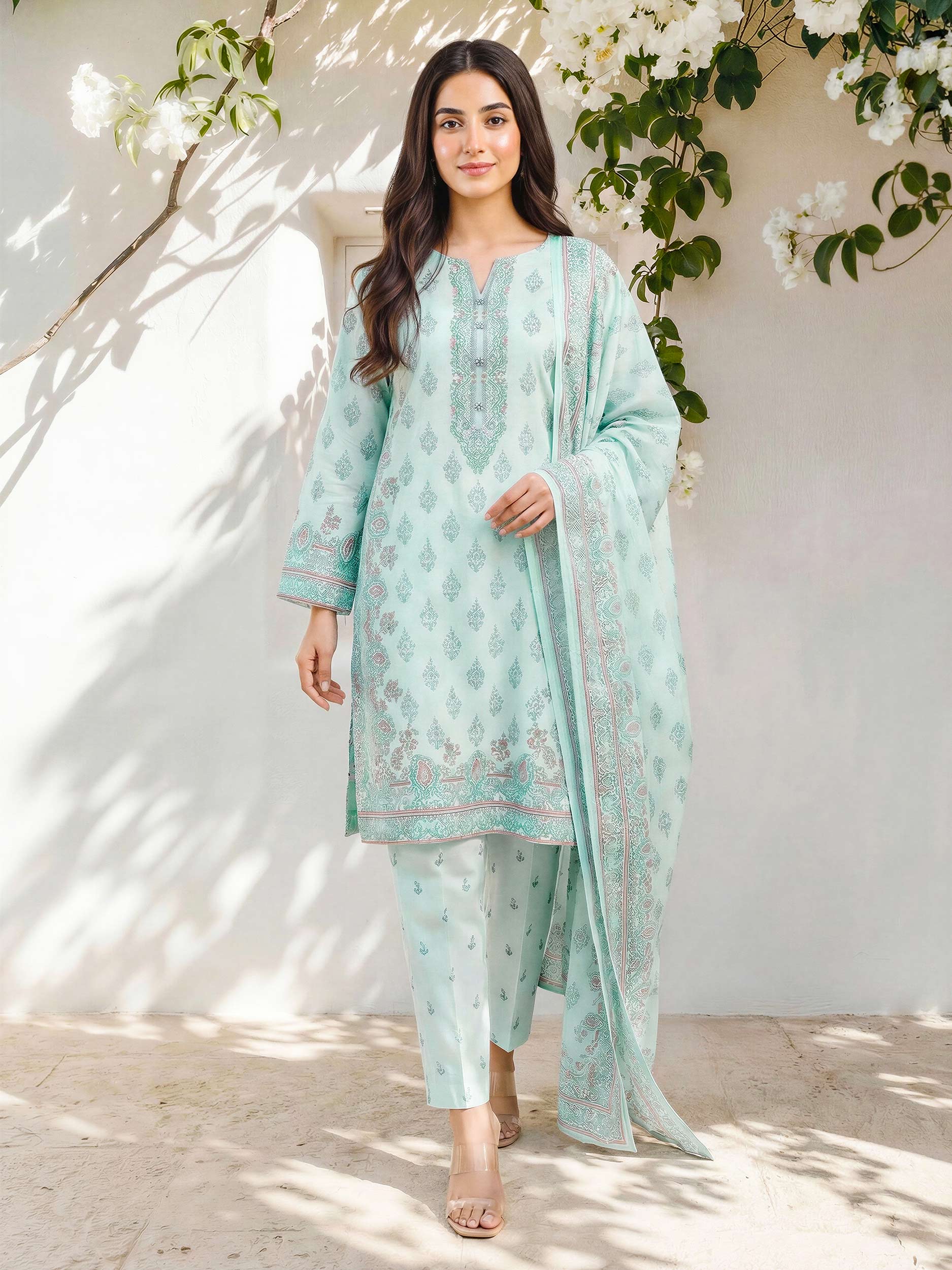 3 Piece Lawn Suit (Pret) - Image 2