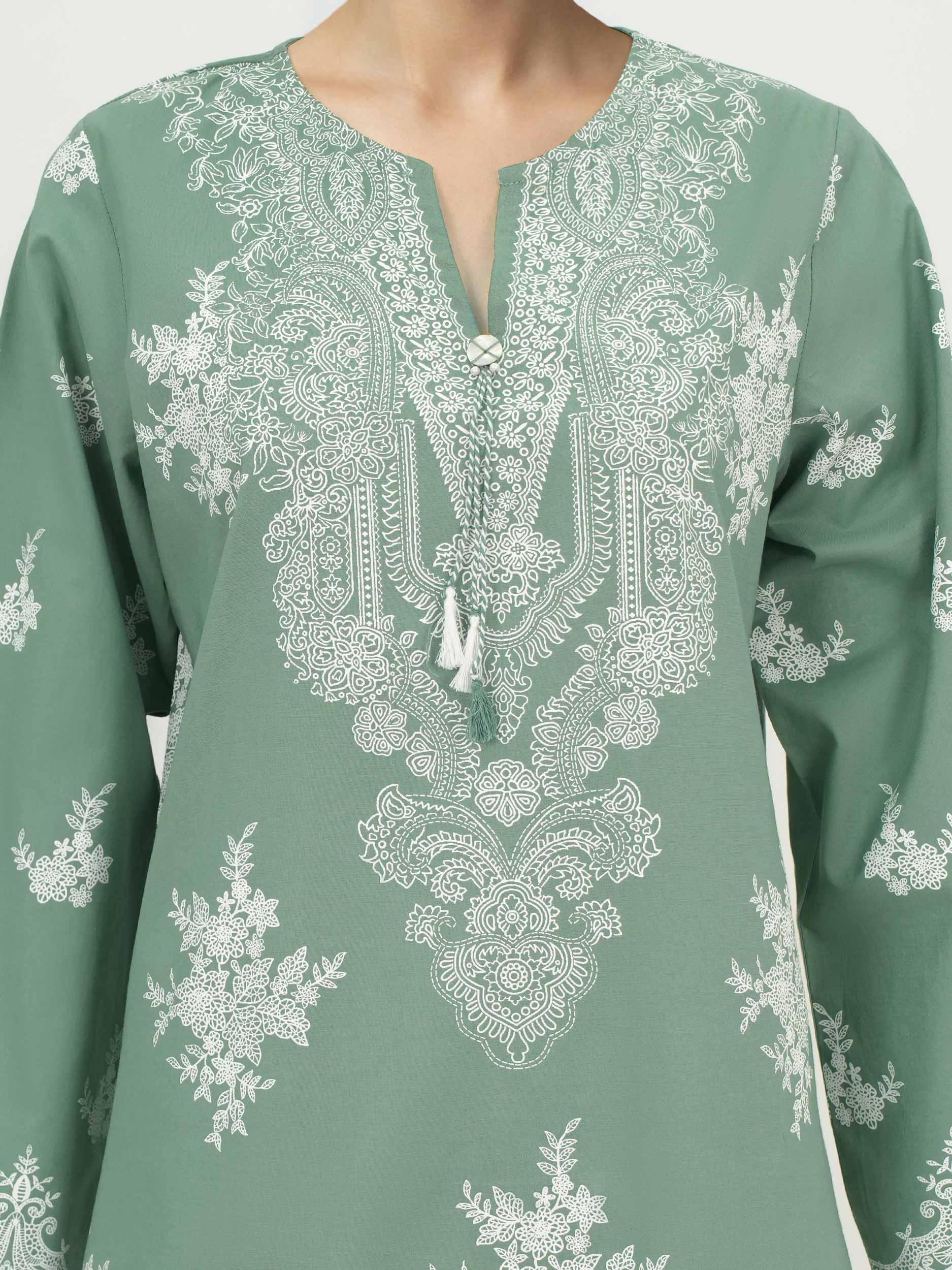 2 Piece Cambric Suit (Pret) - Image 4