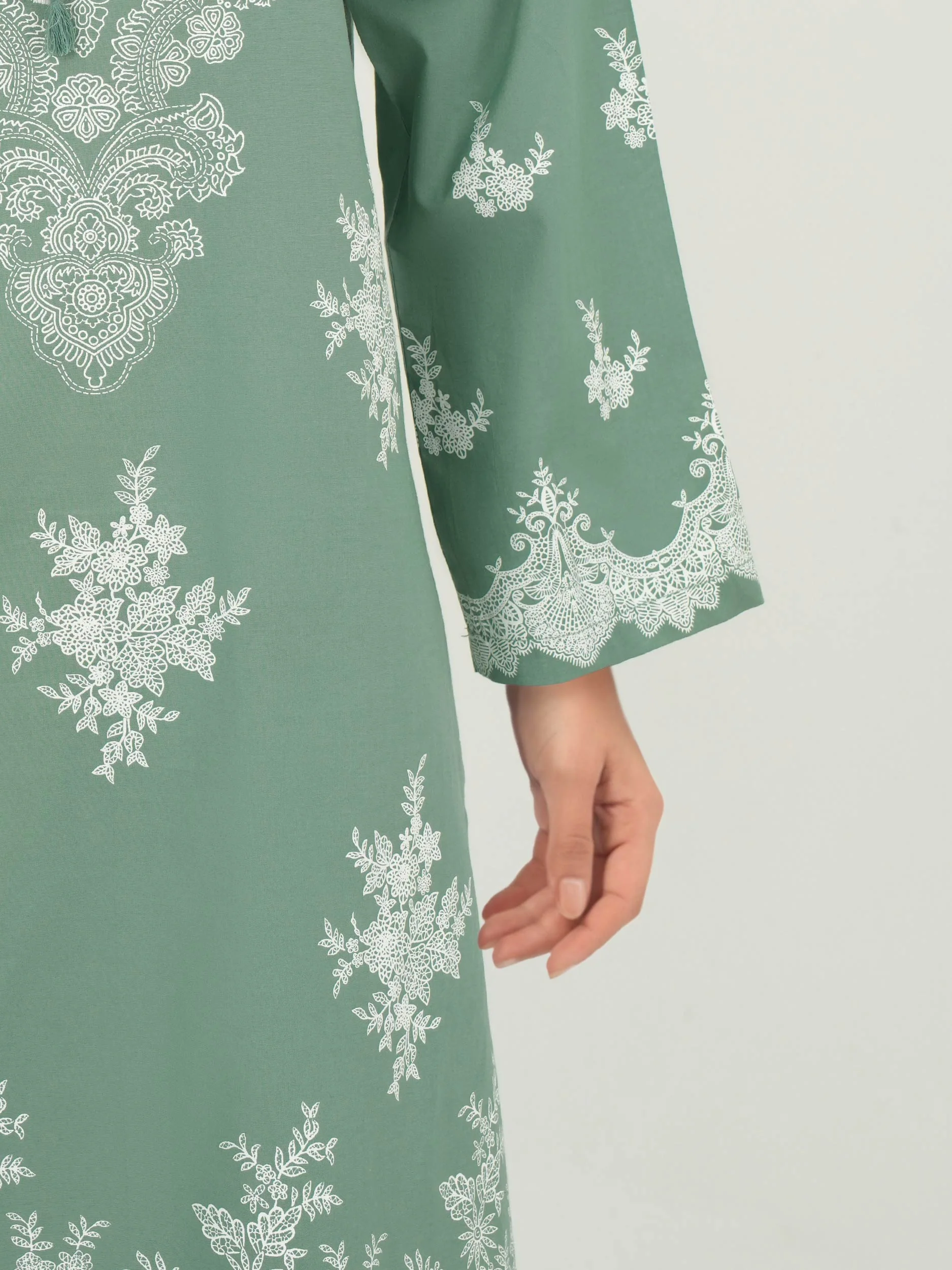 2 Piece Cambric Suit (Pret) - Image 5