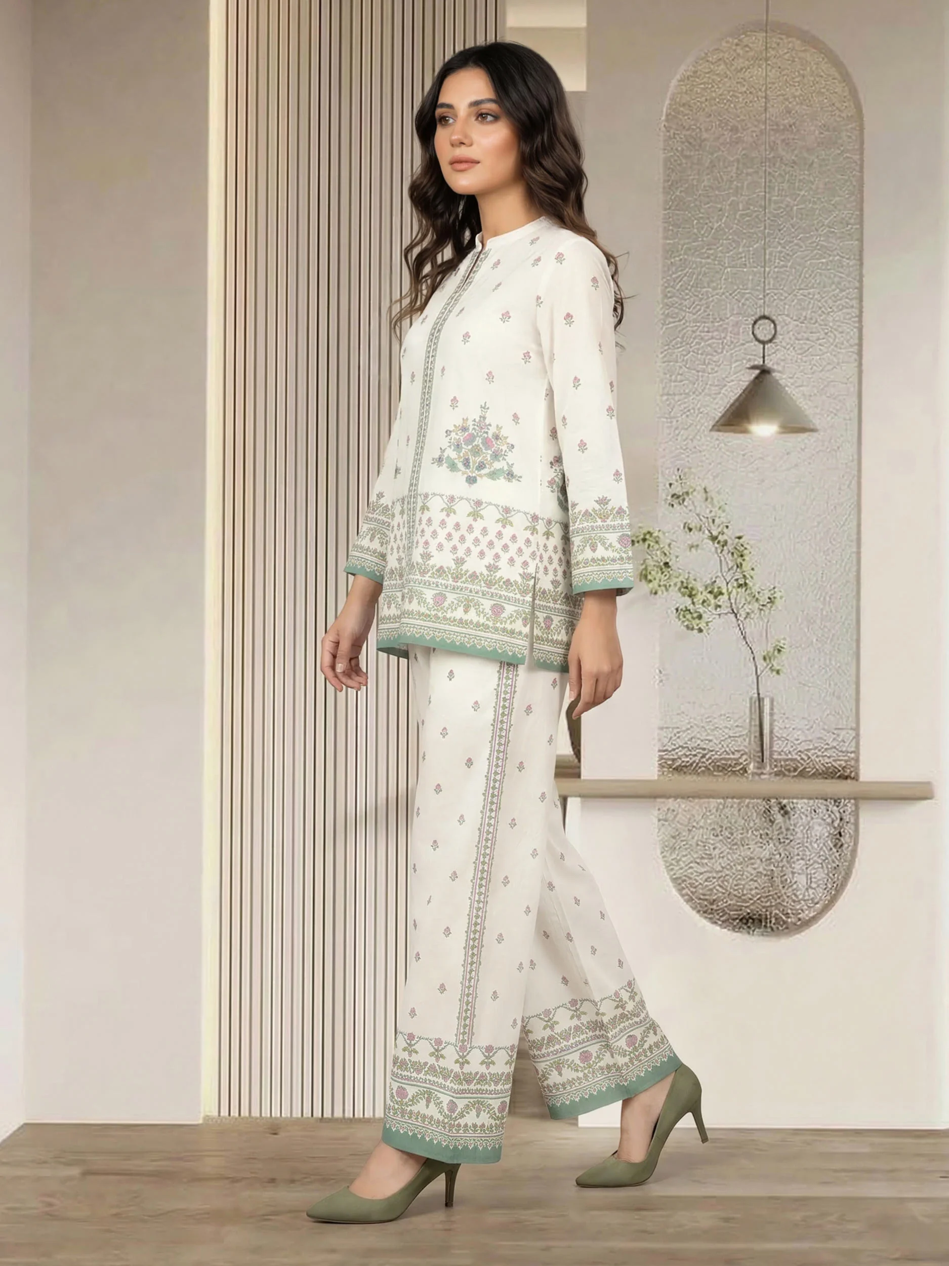 Lawn Slub Co-ord set - Image 2