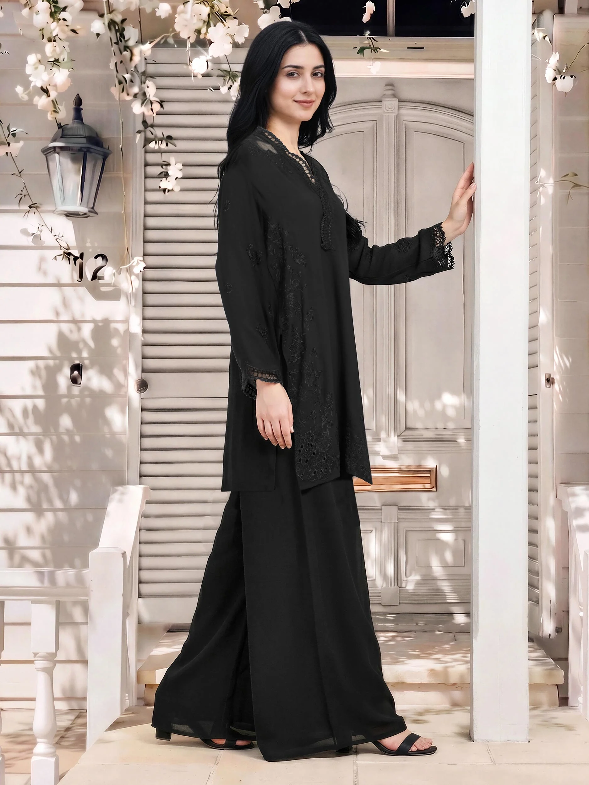 2 Piece Grip Suit- Embroidered (Pret) - Image 2