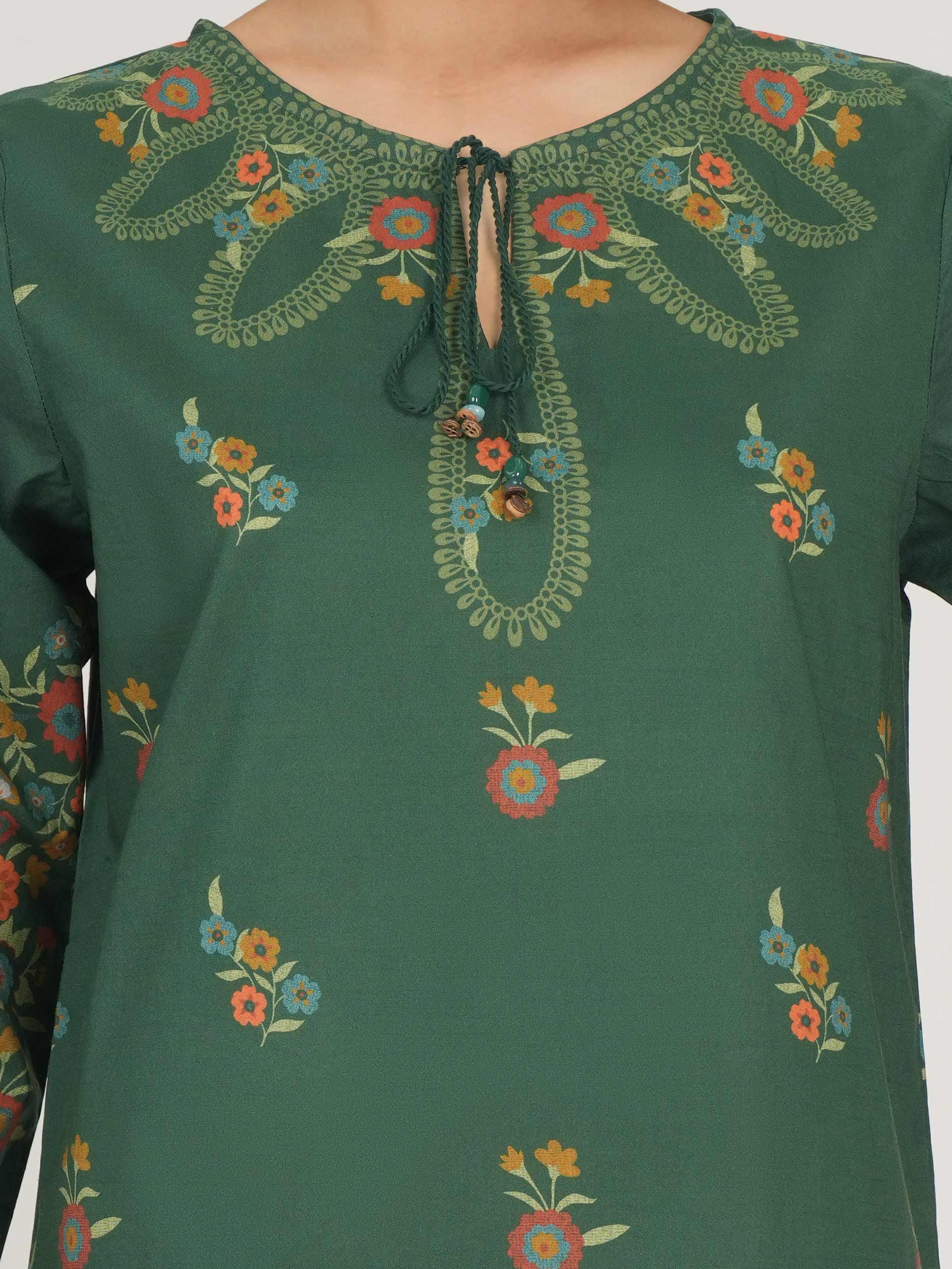 2 Piece Lawn Slub Suit (Pret) - Image 4