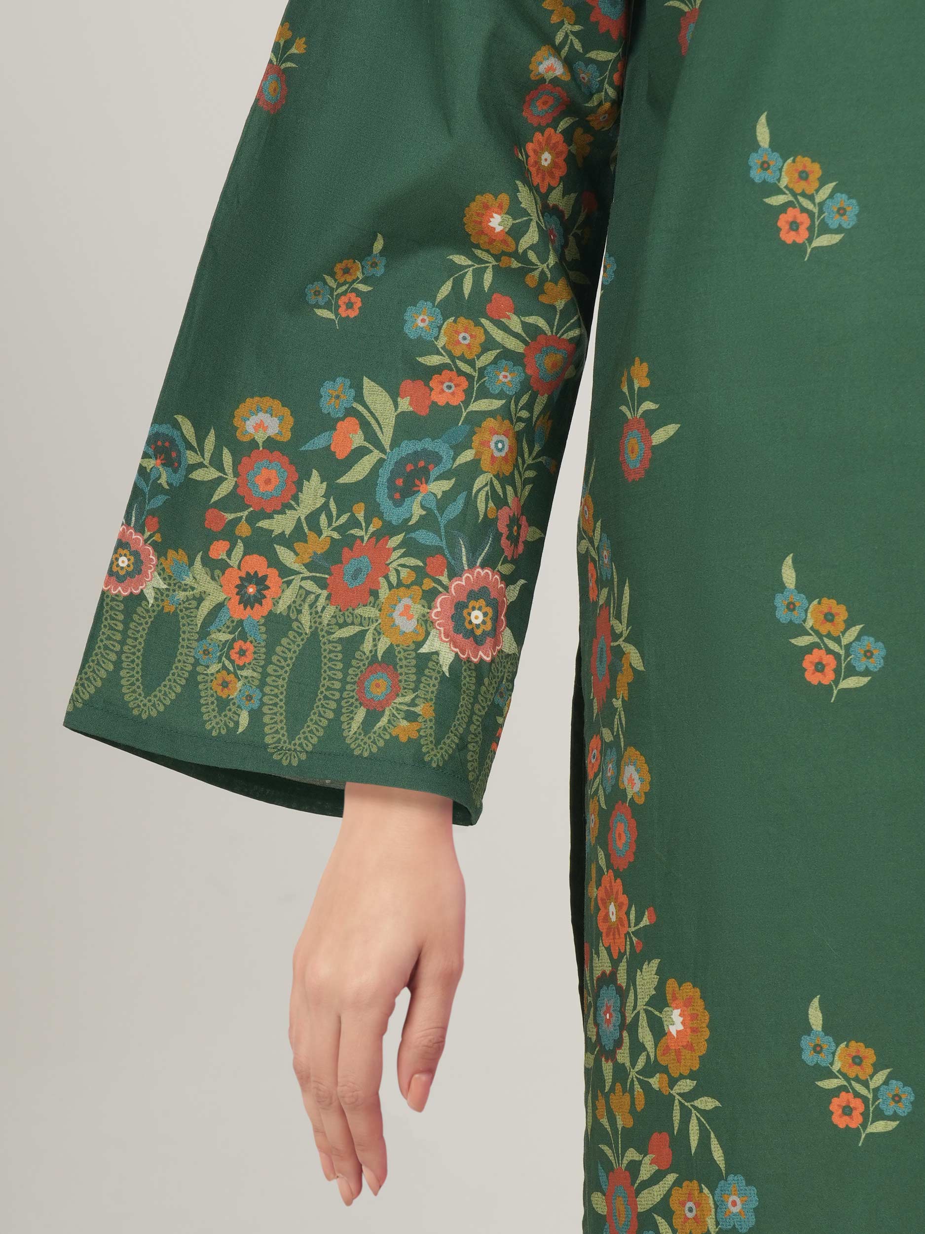 2 Piece Lawn Slub Suit (Pret) - Image 5