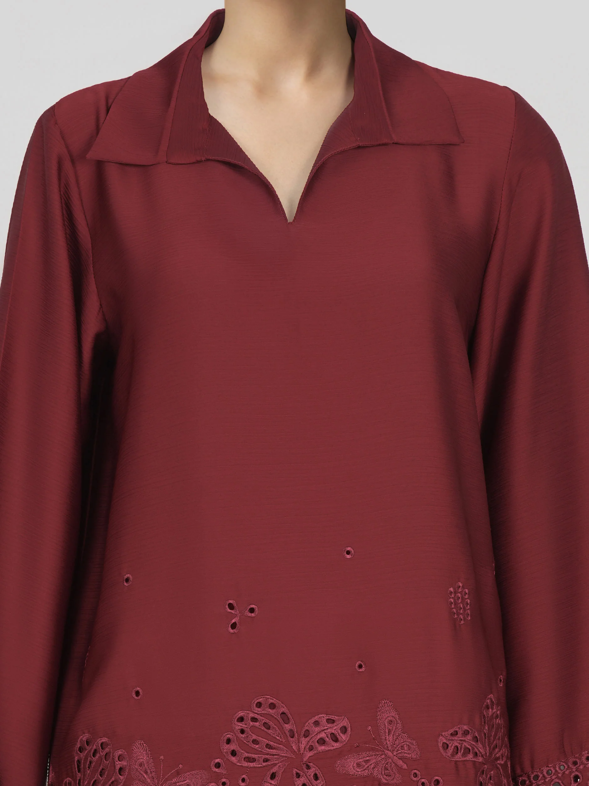 Silk Co-ord Set- Embroidered - Image 5