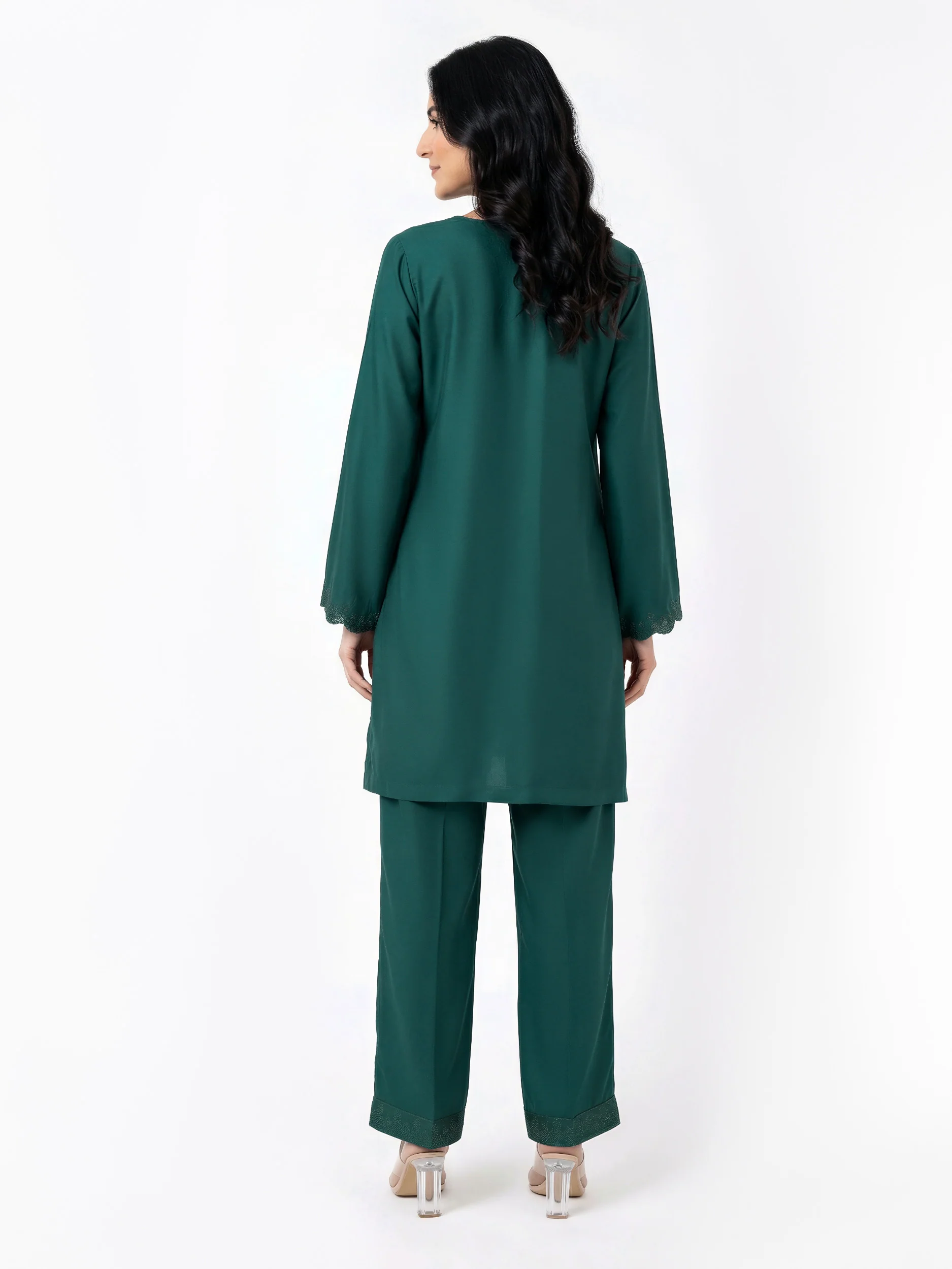 Premium Silk Co-ord set- Embroidered - Image 2