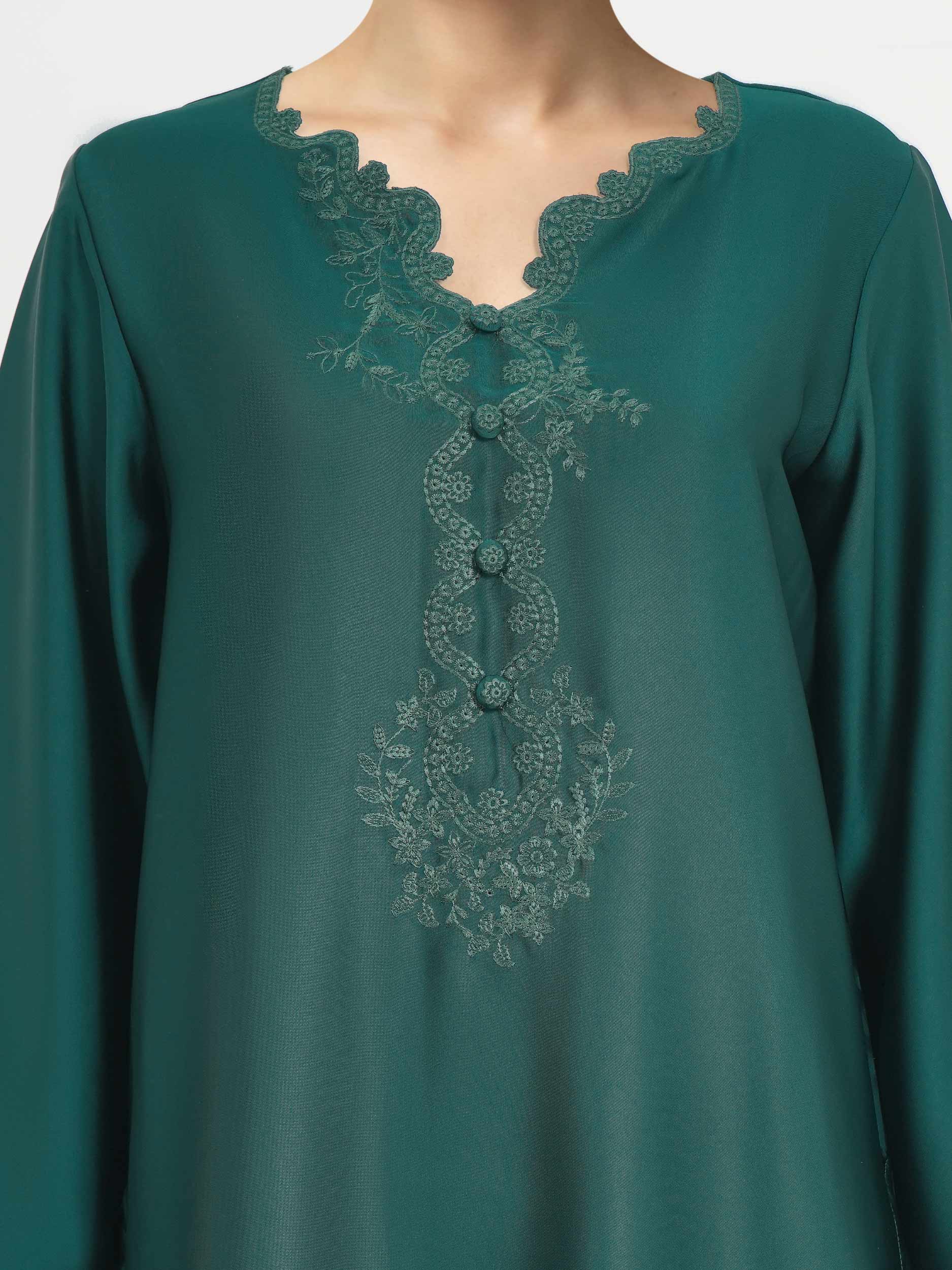Premium Silk Co-ord set- Embroidered - Image 3