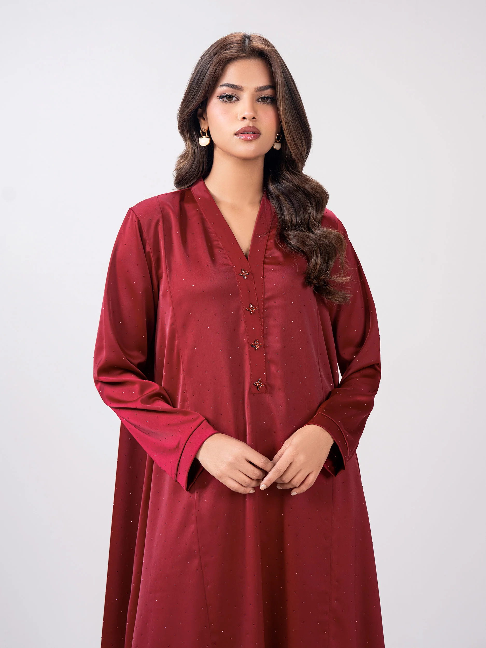 2 Piece Premium Silk- Embellished (Pret) - Image 4