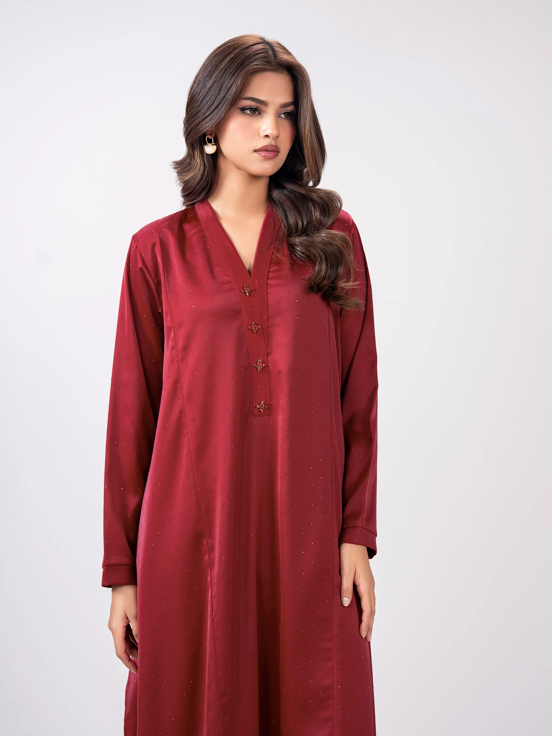 2 Piece Premium Silk- Embellished (Pret) - Image 5