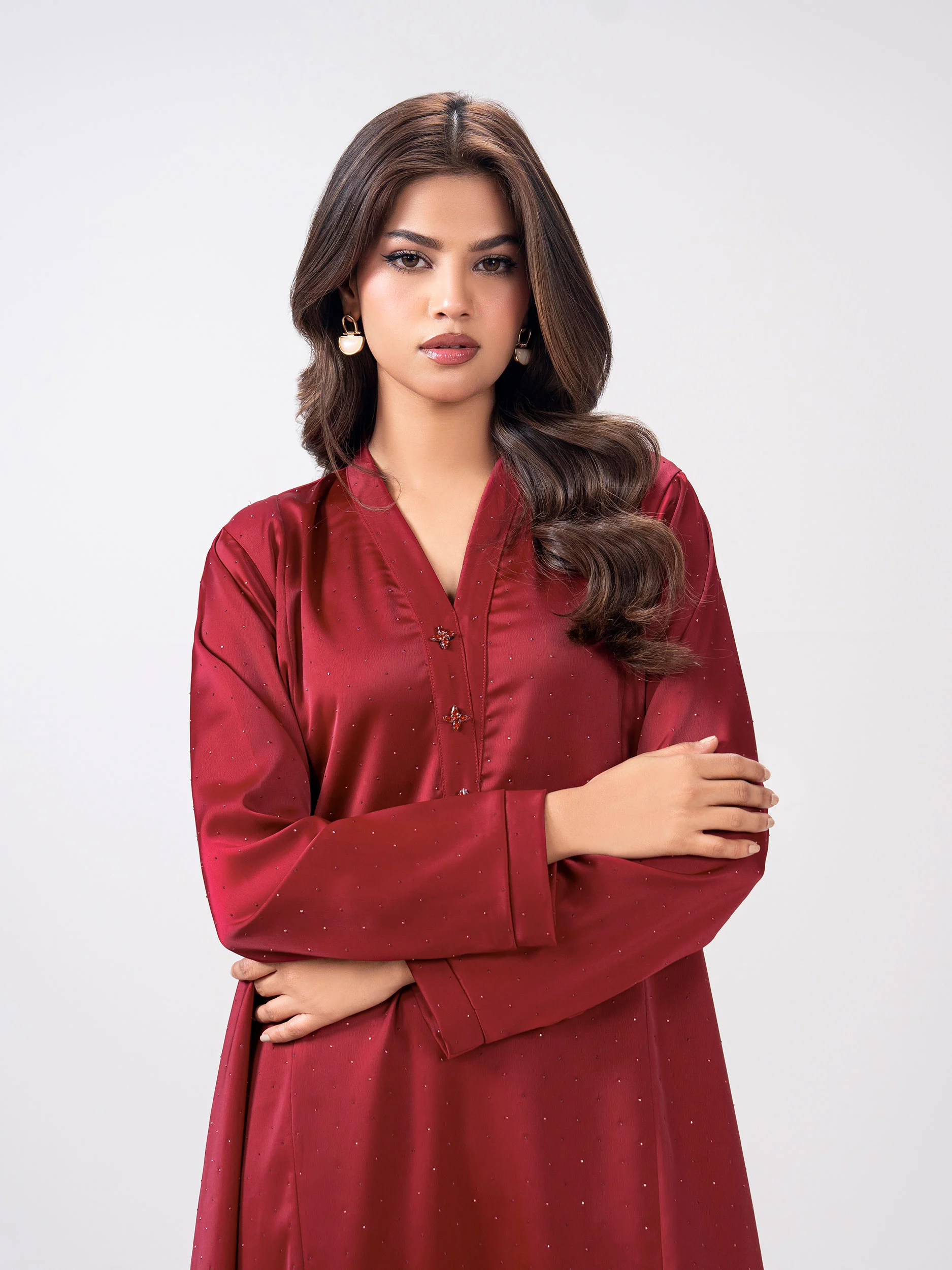 2 Piece Premium Silk- Embellished (Pret) - Image 6
