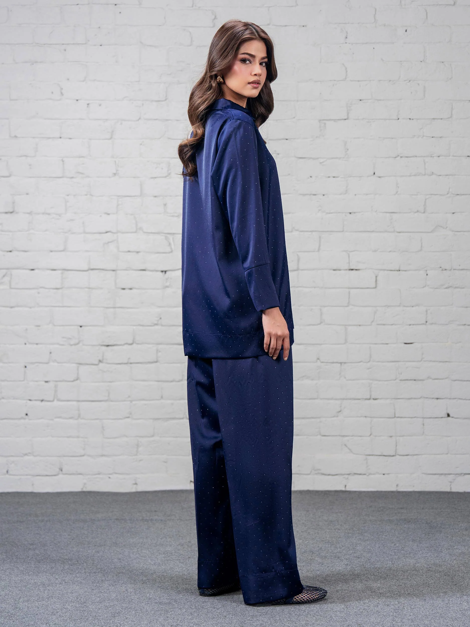 Silk Co-ord Set- Embellished - Image 3