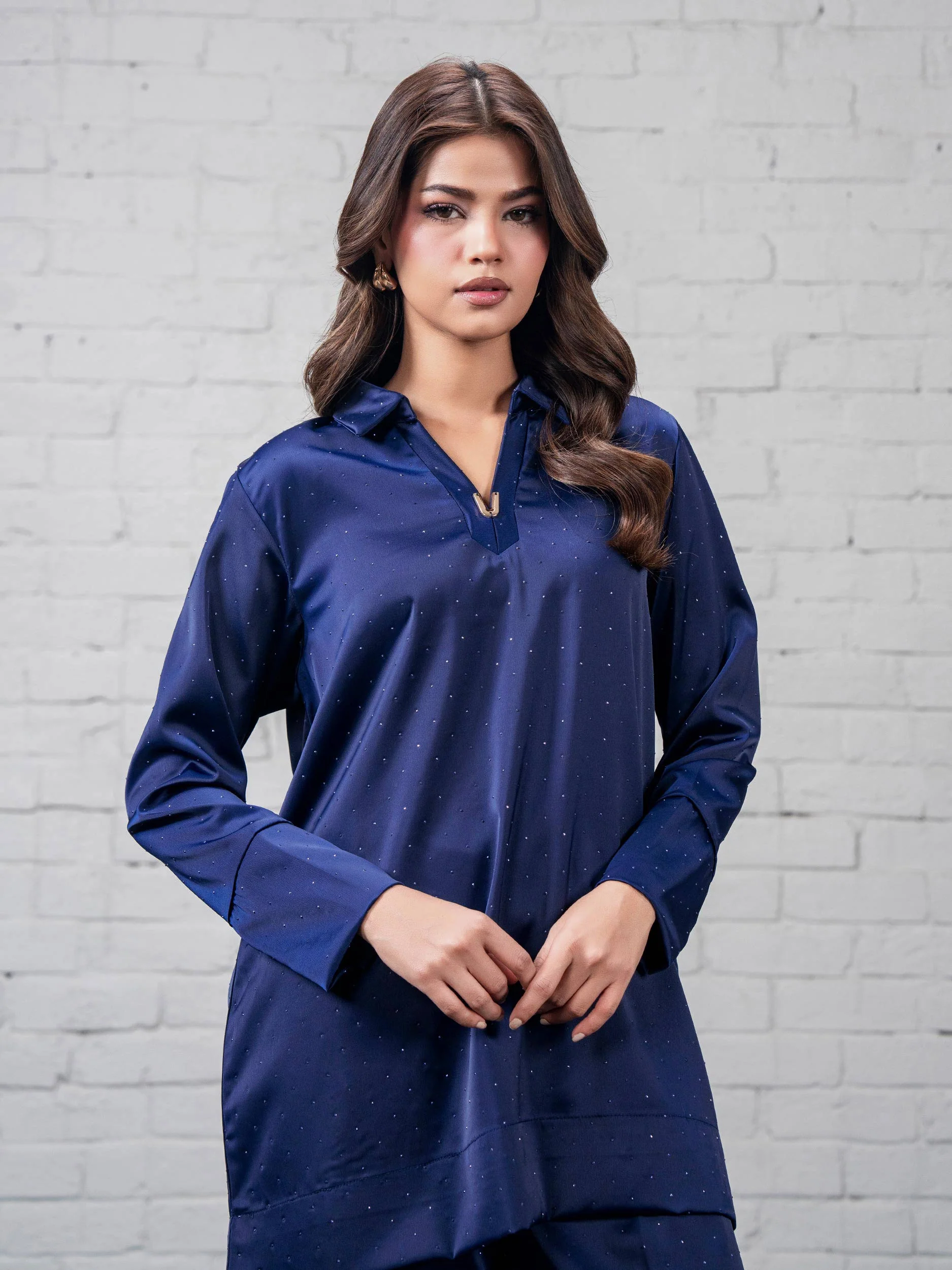 Silk Co-ord Set- Embellished - Image 4