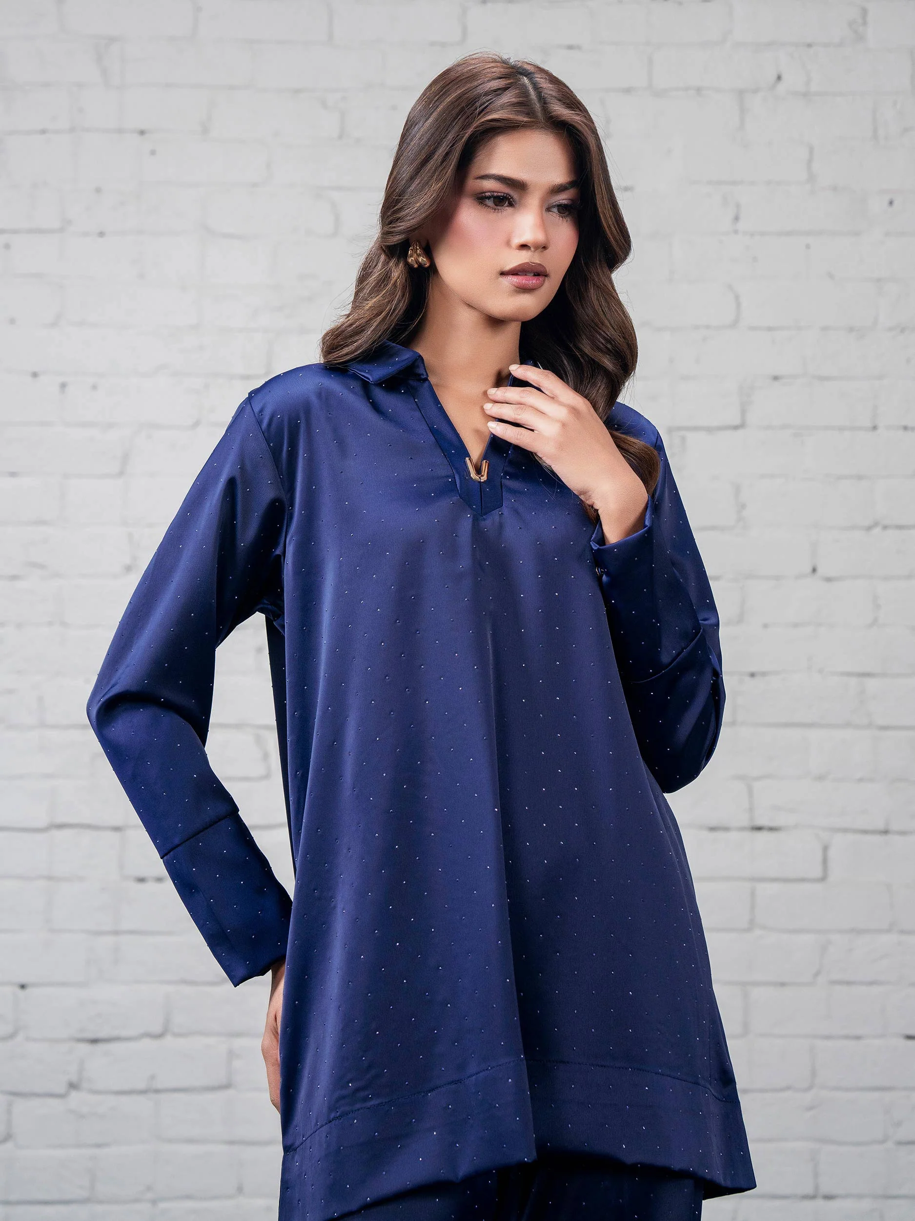 Silk Co-ord Set- Embellished - Image 5