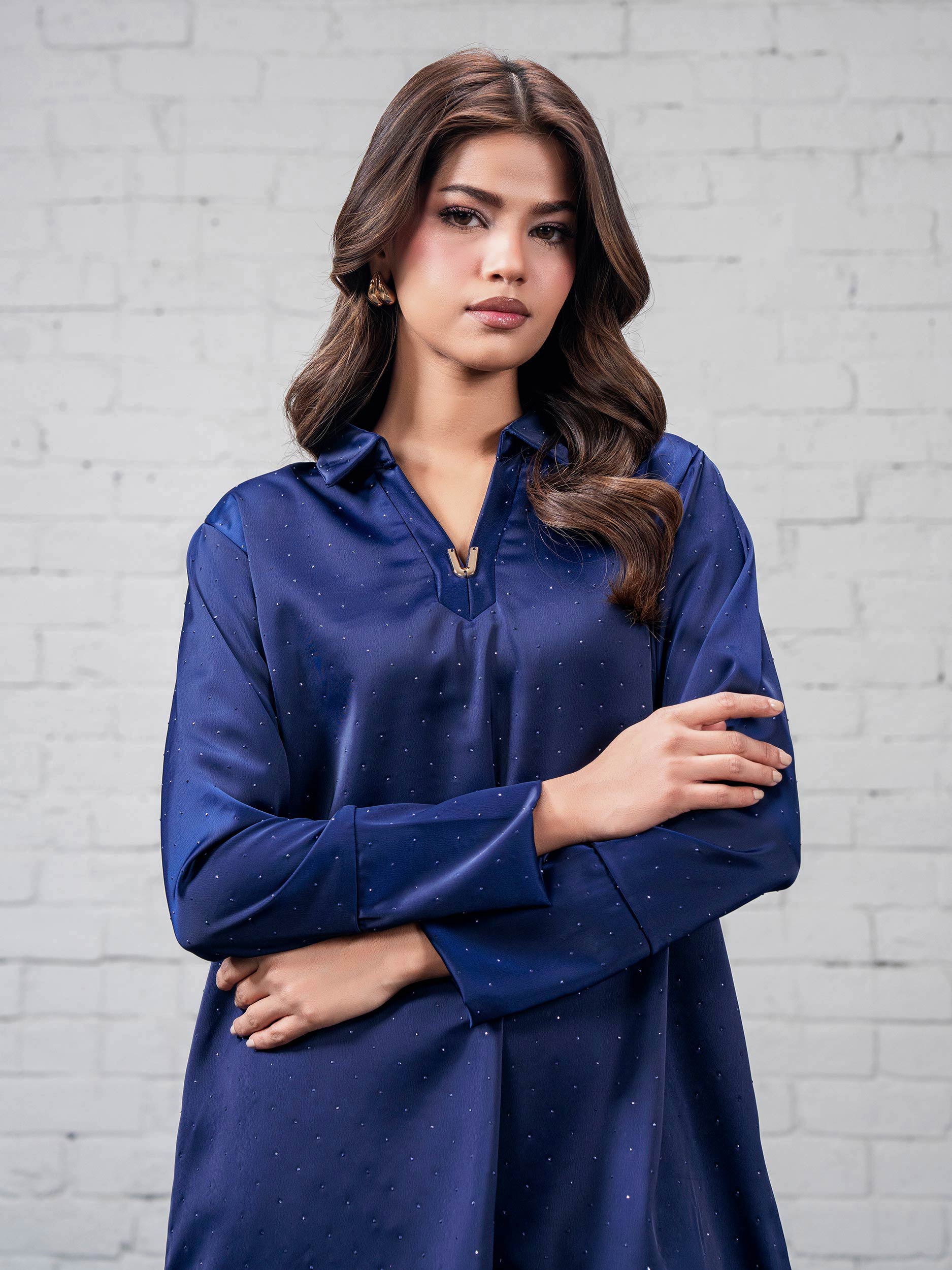Silk Co-ord Set- Embellished - Image 6