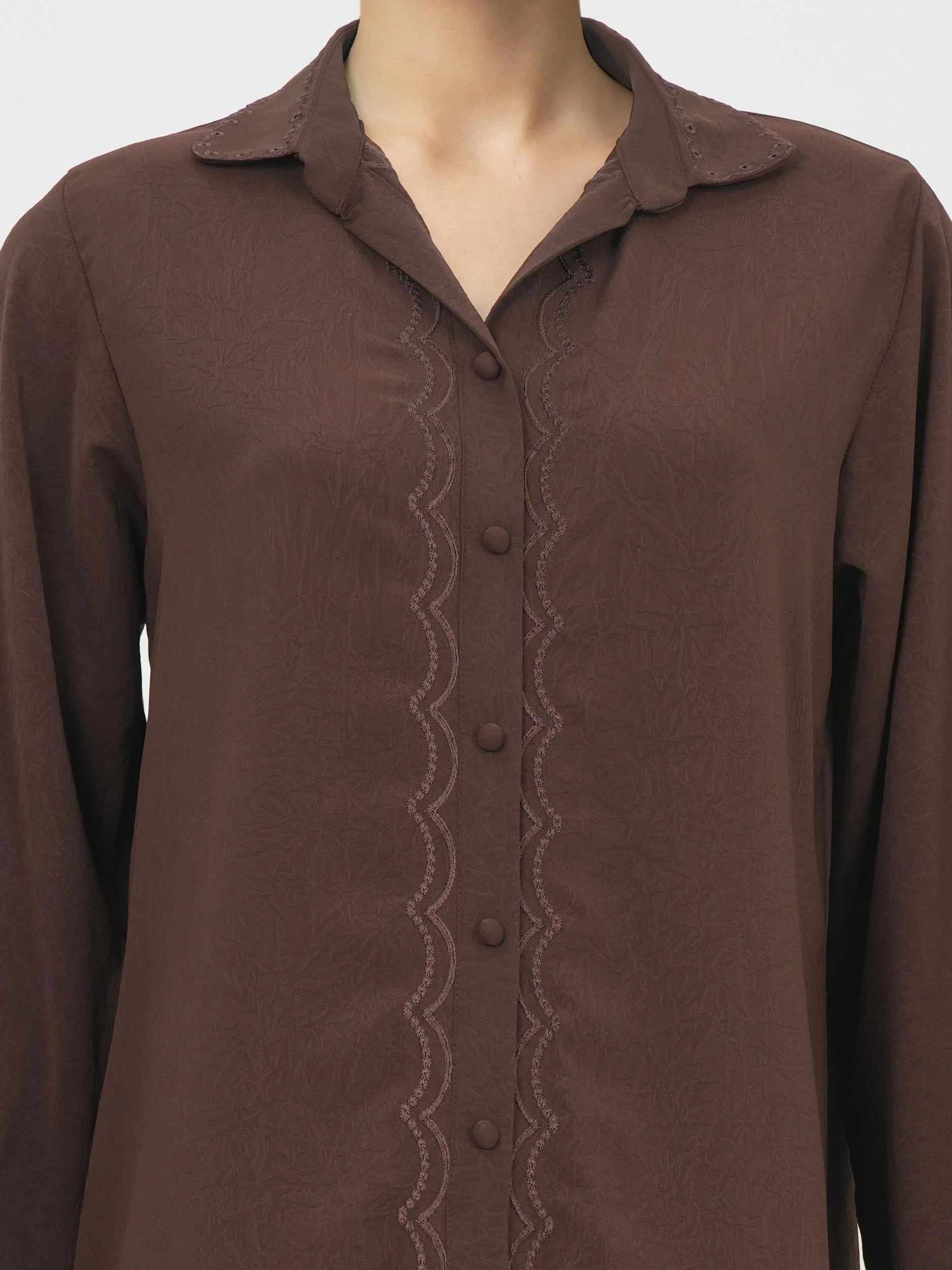 Premium Silk Co-ord set- Embroidered - Image 4