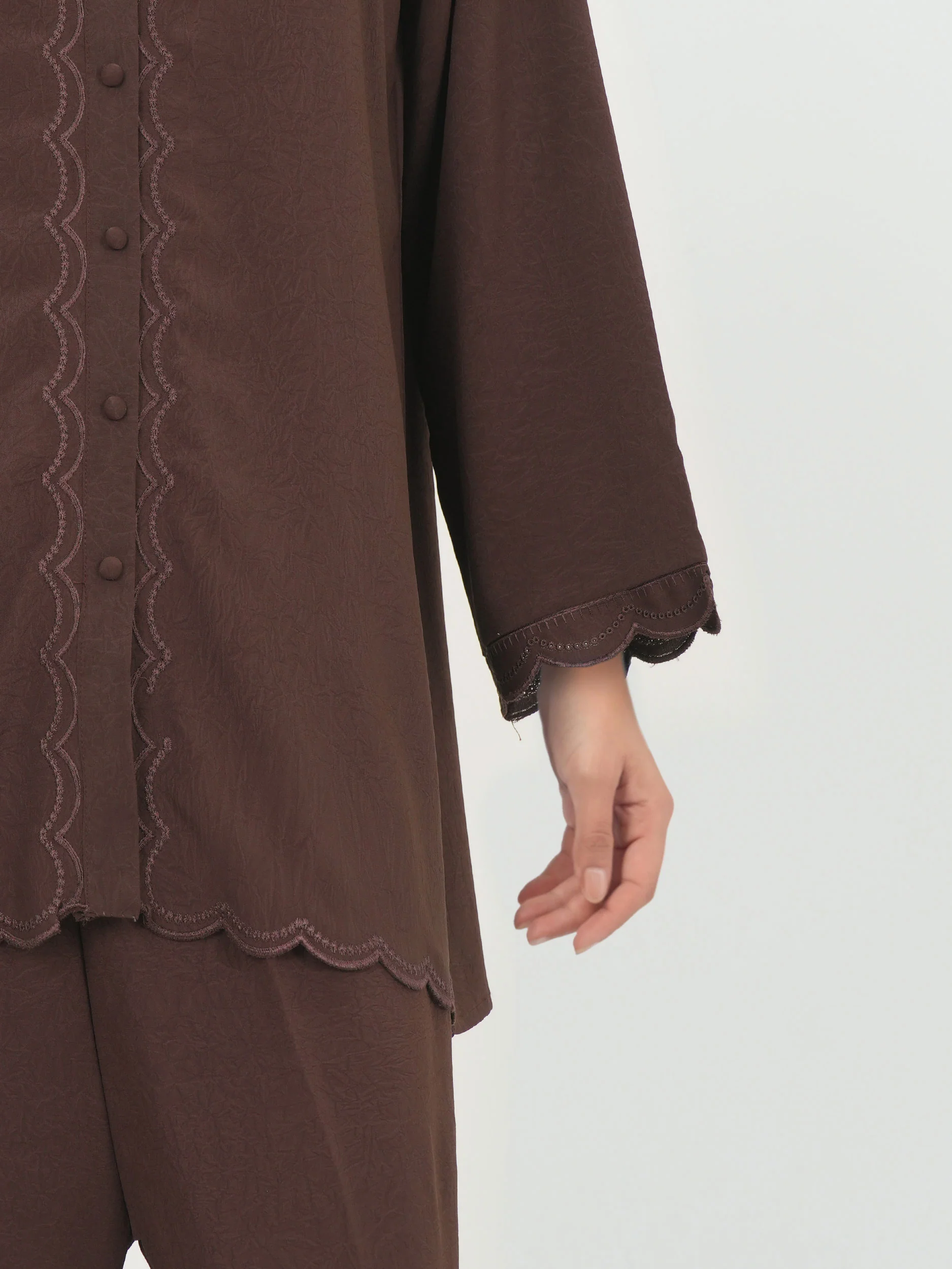 Premium Silk Co-ord set- Embroidered - Image 5