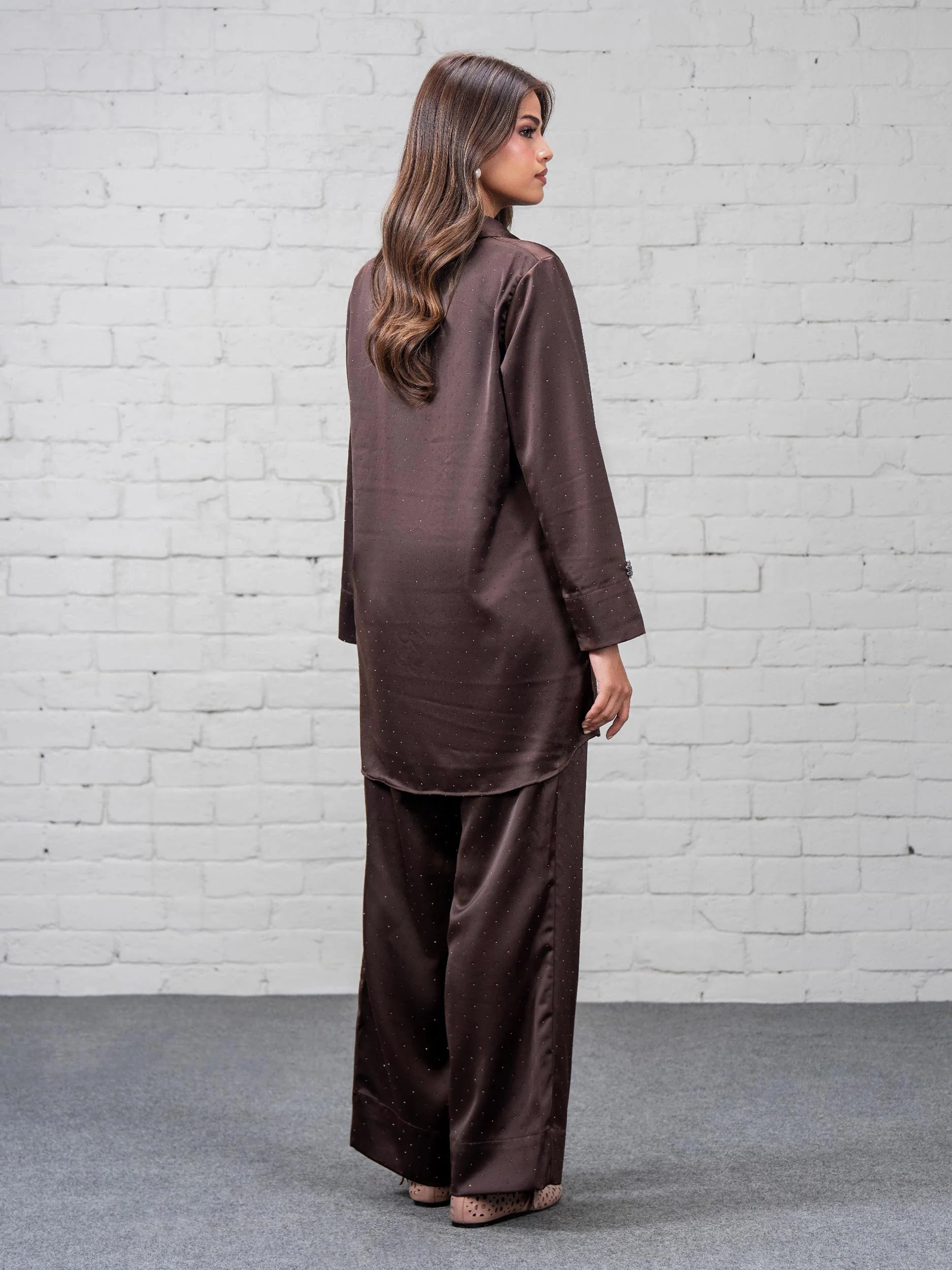 Silk Co-ord Set- Embellished - Image 3