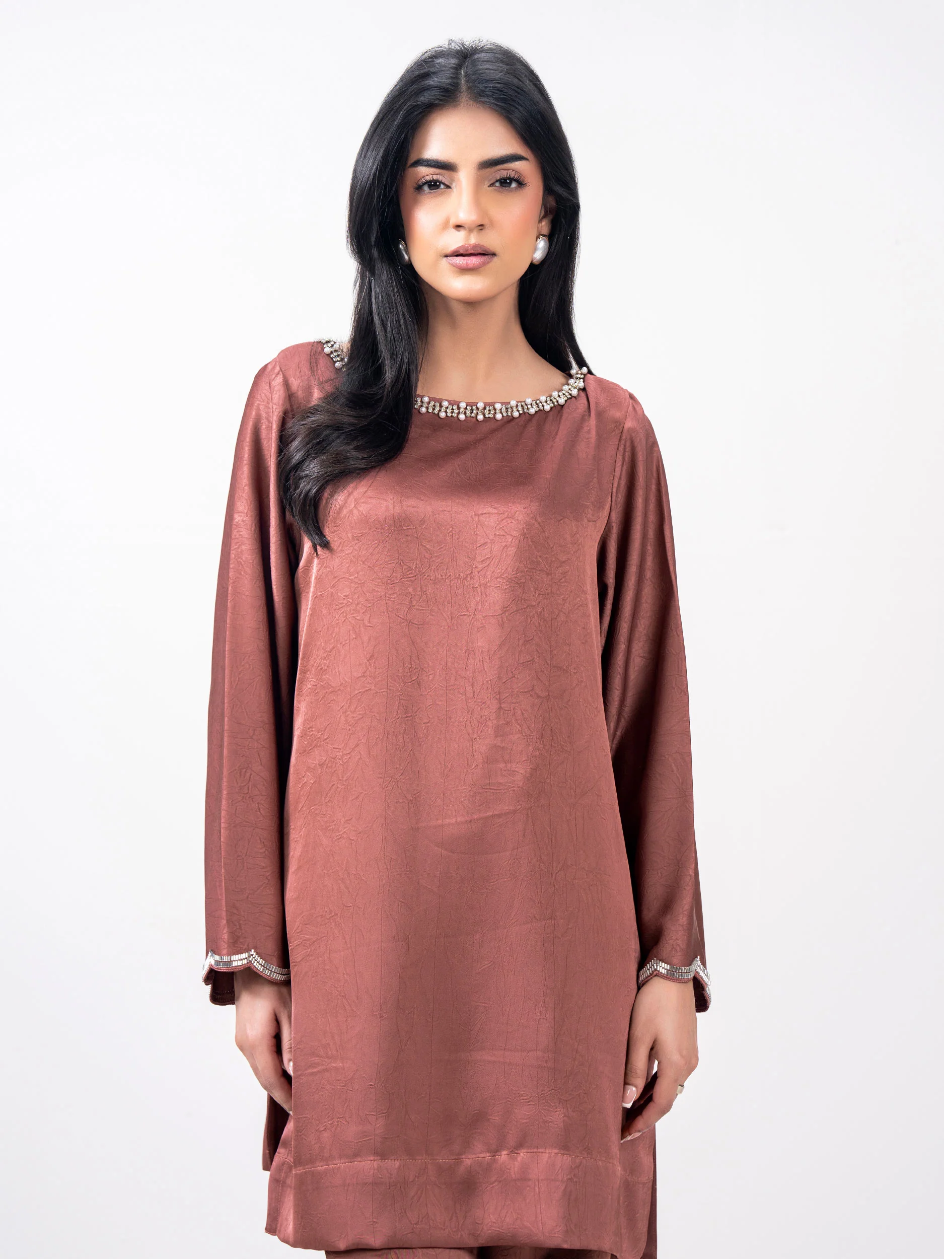 Premium Silk Co-ord set- Embellished - Image 5