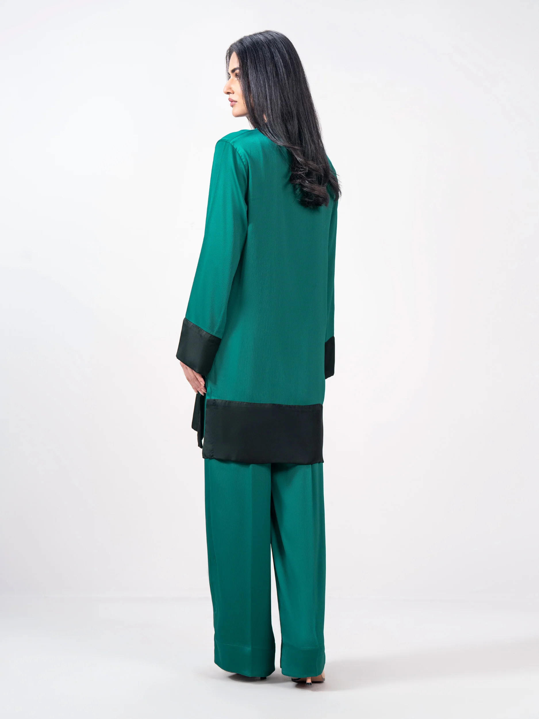 Silk Co-ord set- Embellished - Image 3