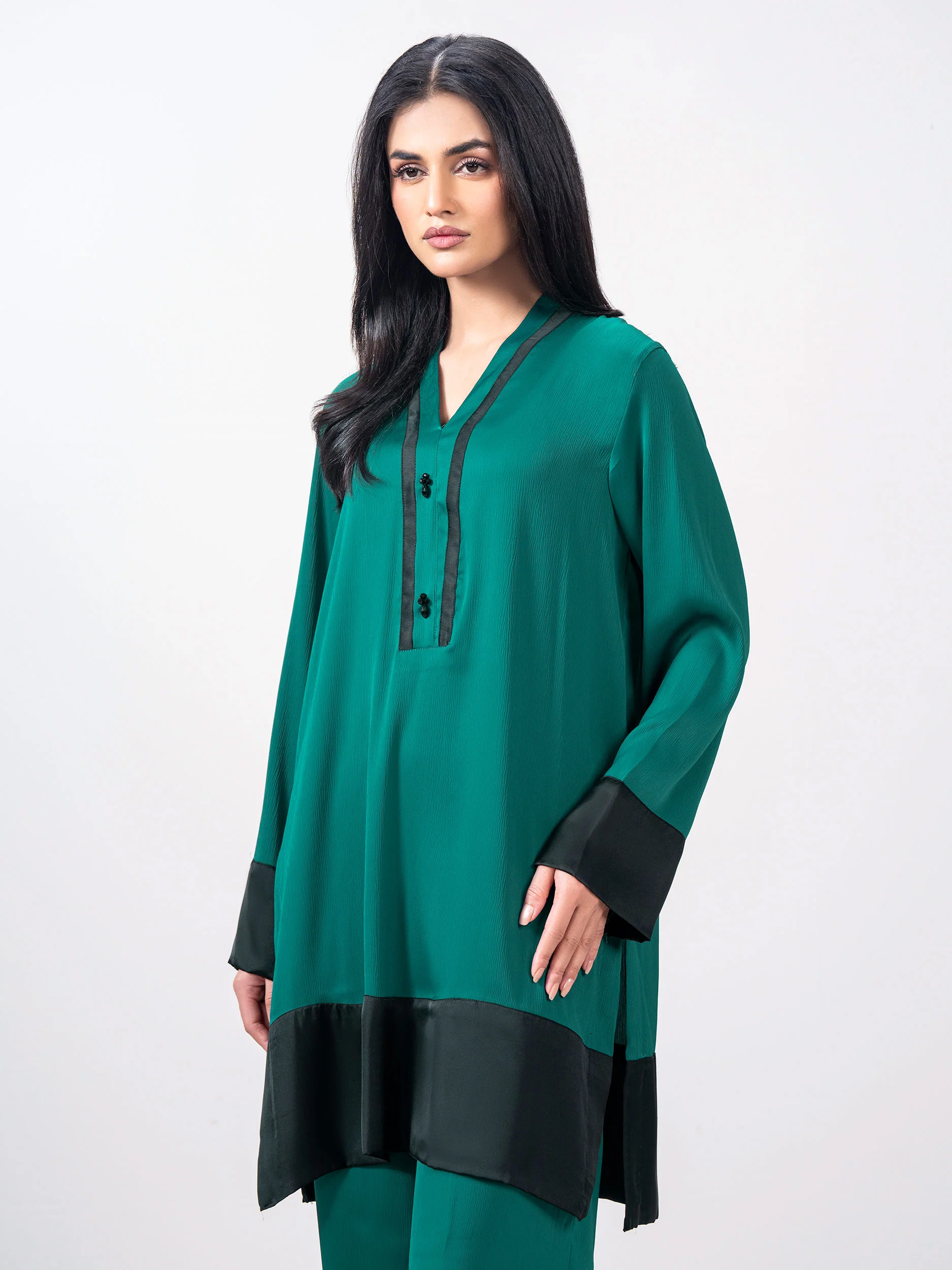 Silk Co-ord set- Embellished - Image 5