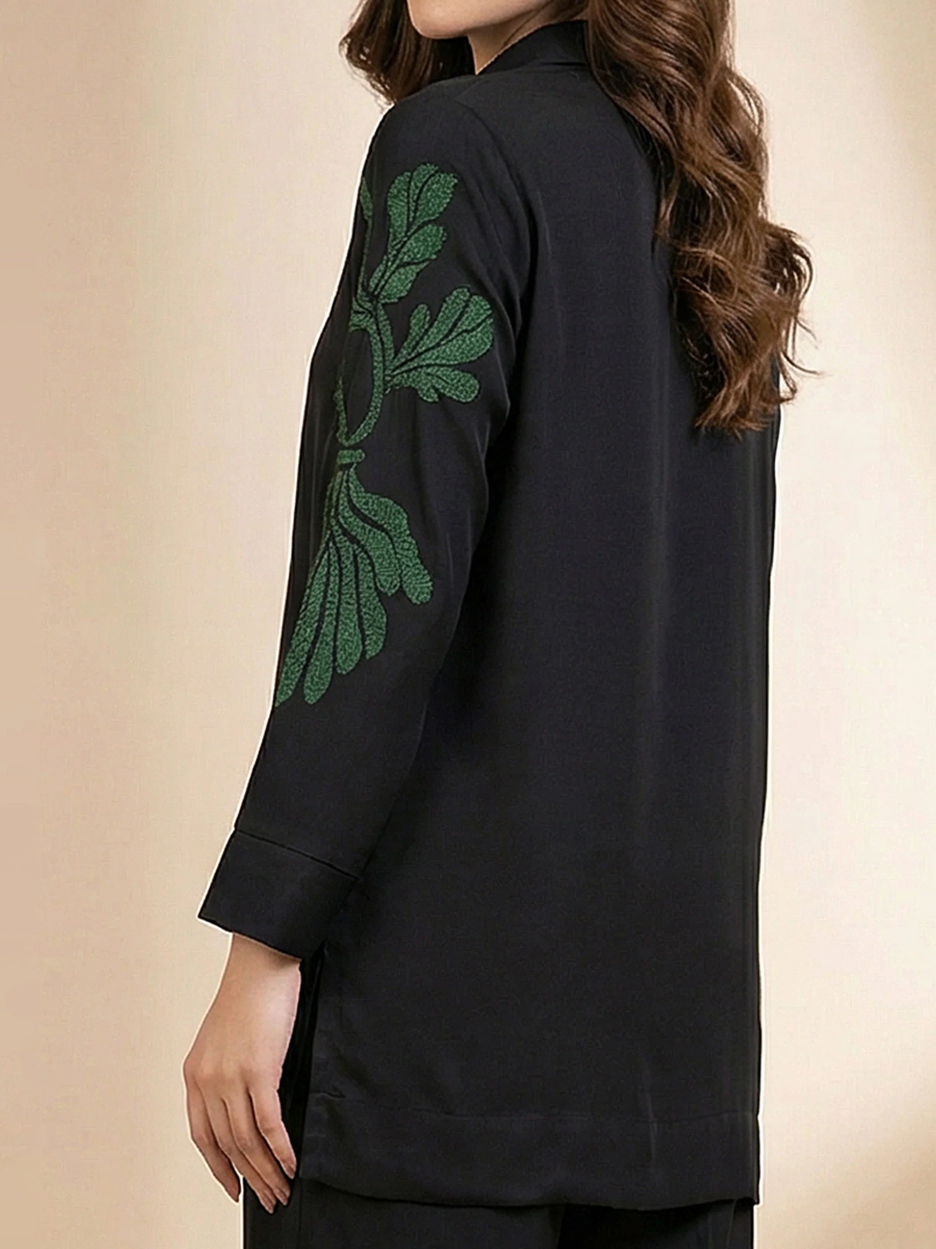 Premium Silk Co-ord Set- Embroidered - Image 3