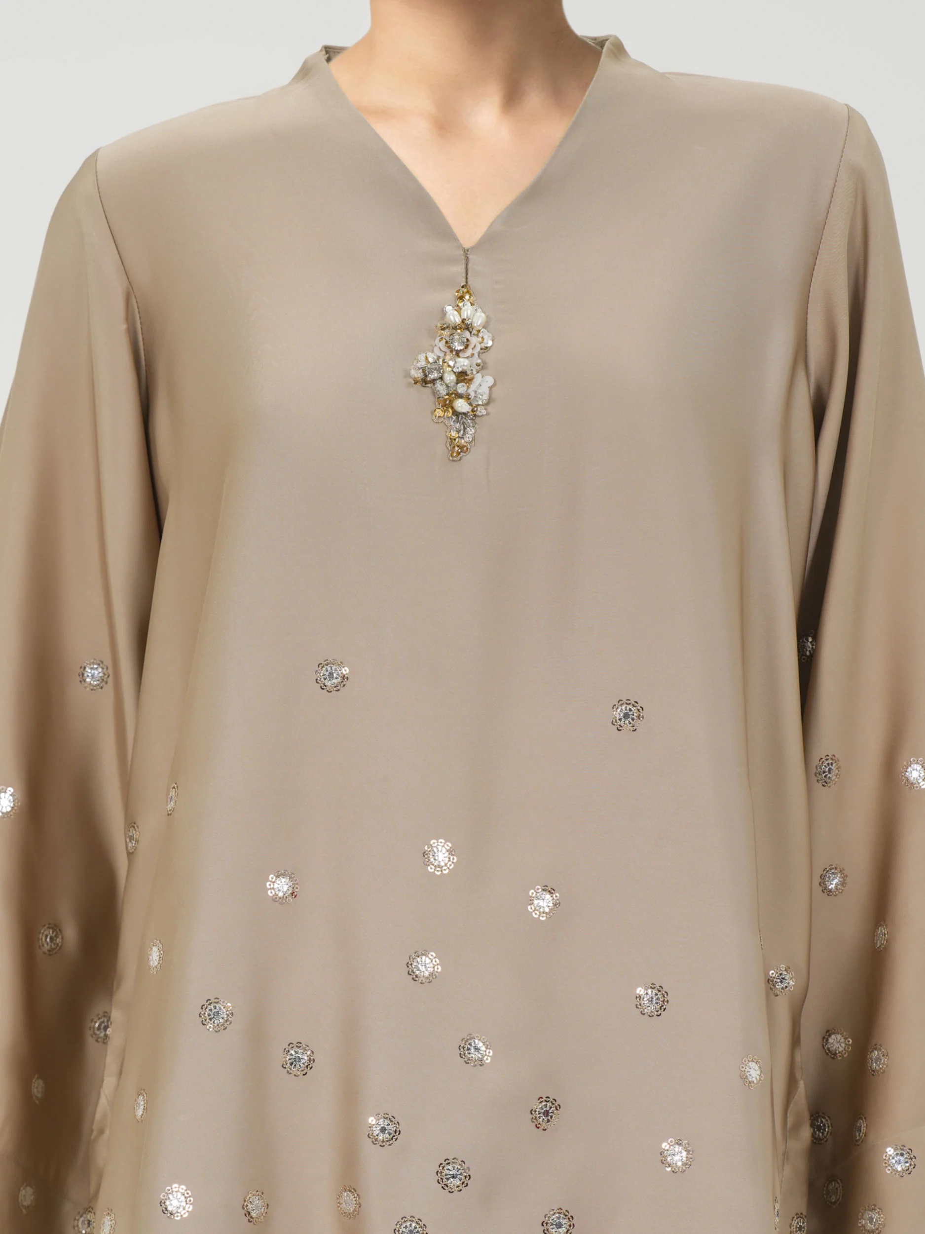 Silk Co-ord Set- Embellished - Image 3