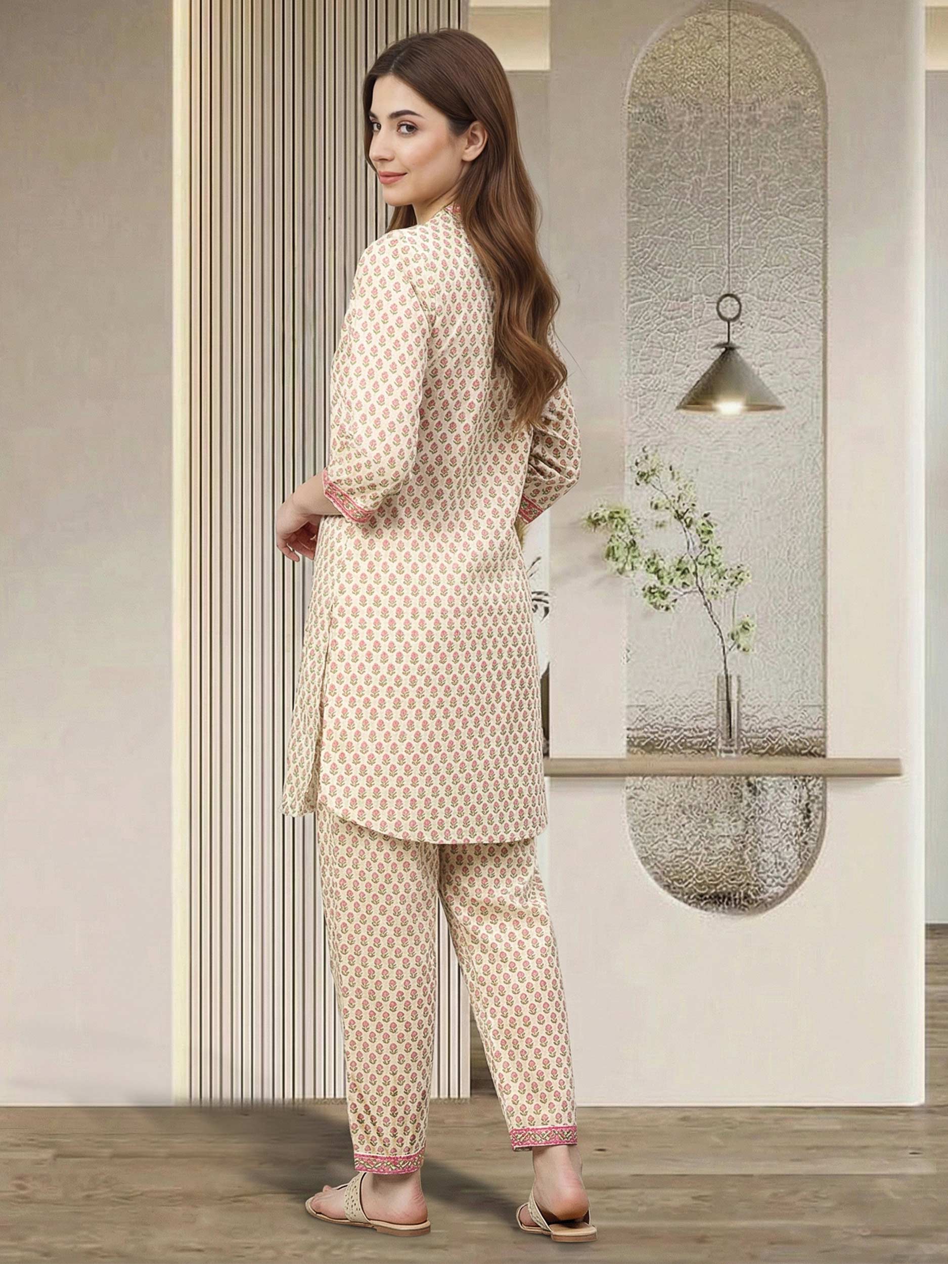 2 Piece Cambric Suit (Pret) - Image 3