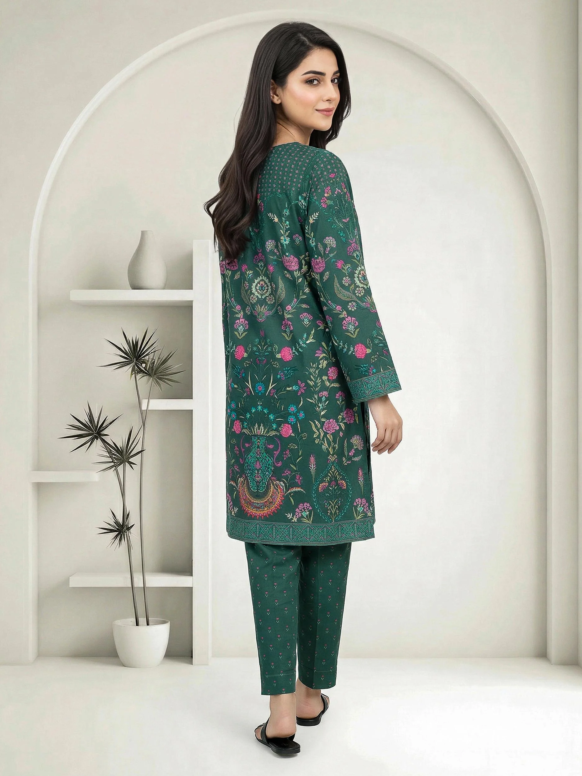 2 Piece Lawn Suit (Pret) - Image 3