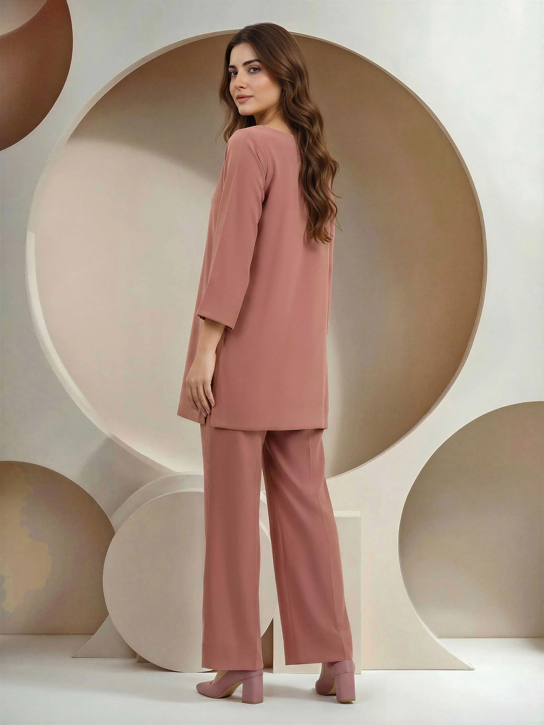 Silk Co-ord Set- Embellished - Image 3