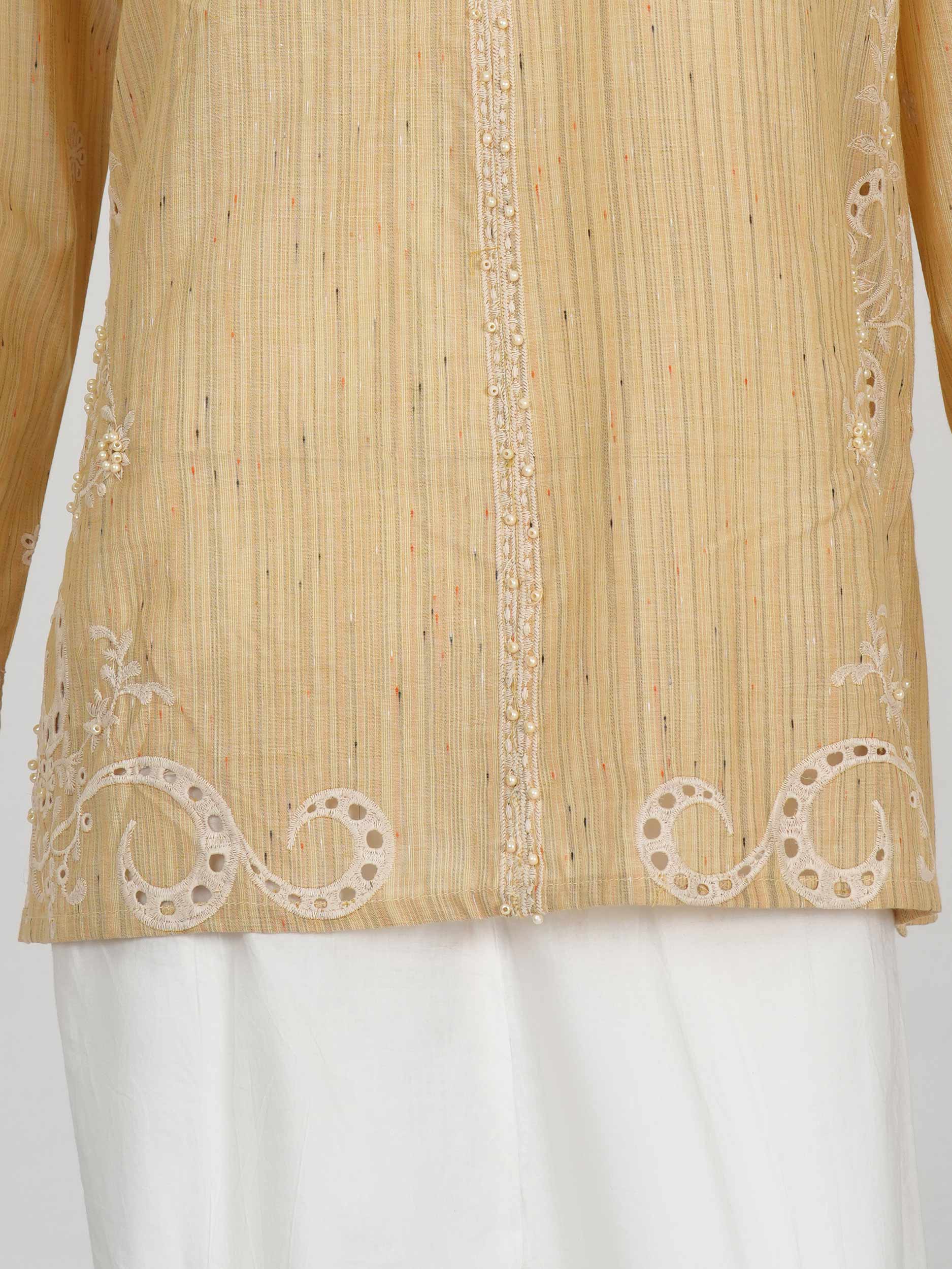 Yarn Dyed Kurti- Embroidered (Pret) - Image 4