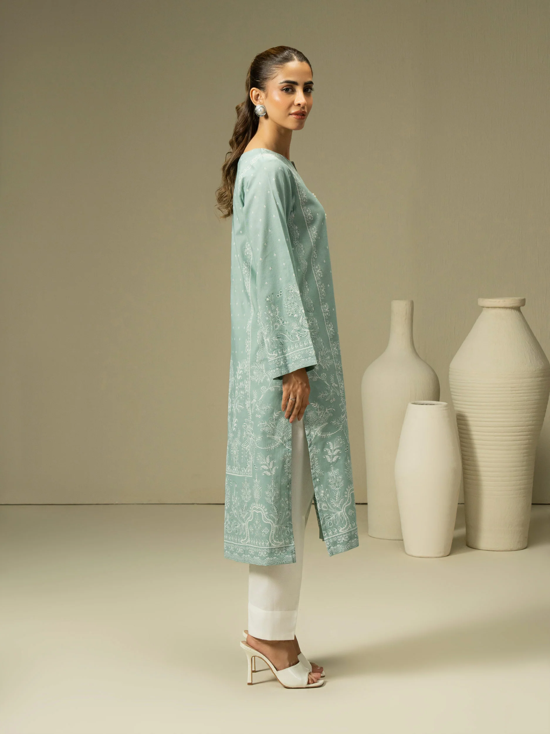 Khaddar Shirt-Printed (Pret) - Image 4