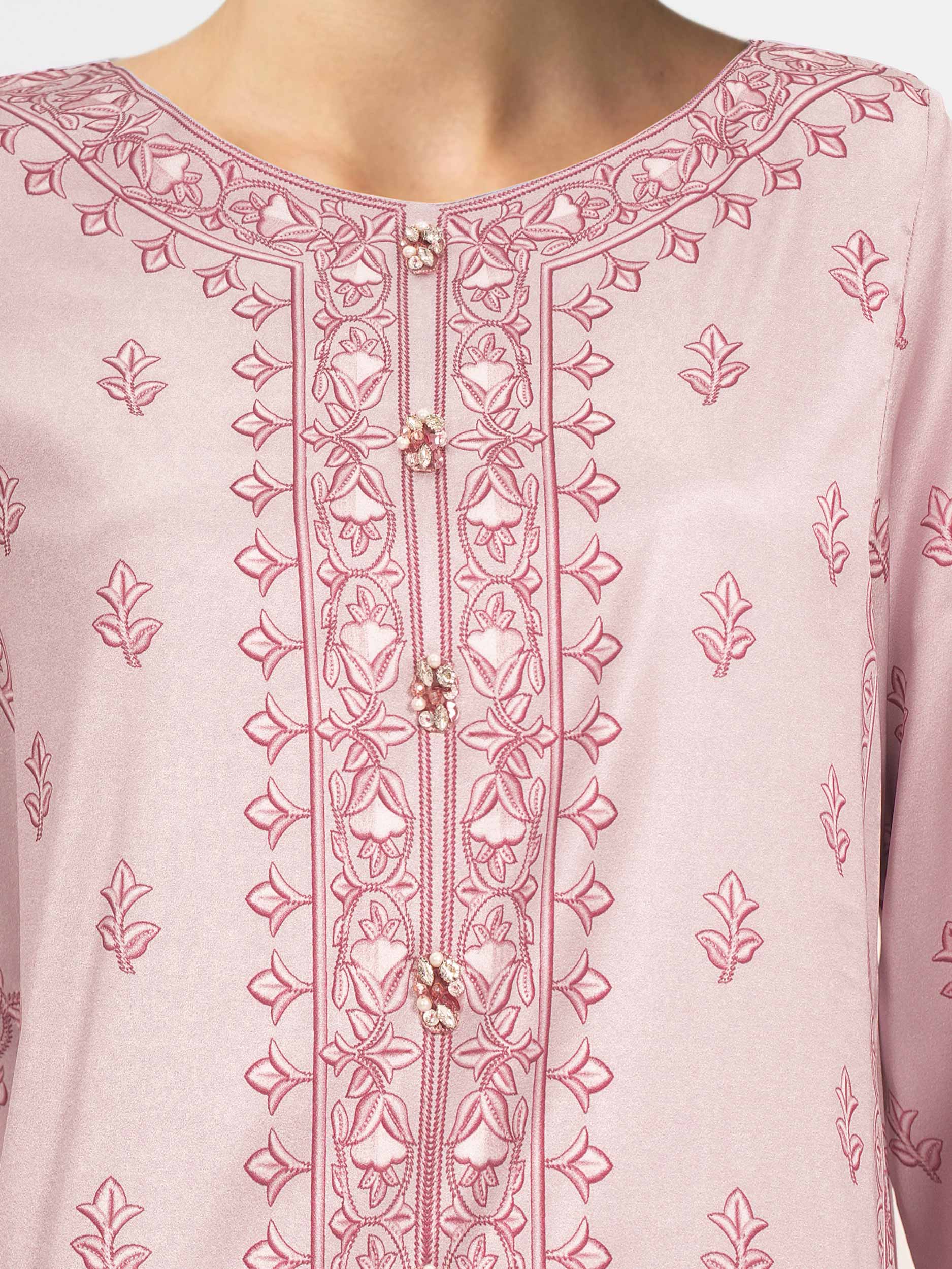 3 Piece Silk Suit (Pret) - Image 3